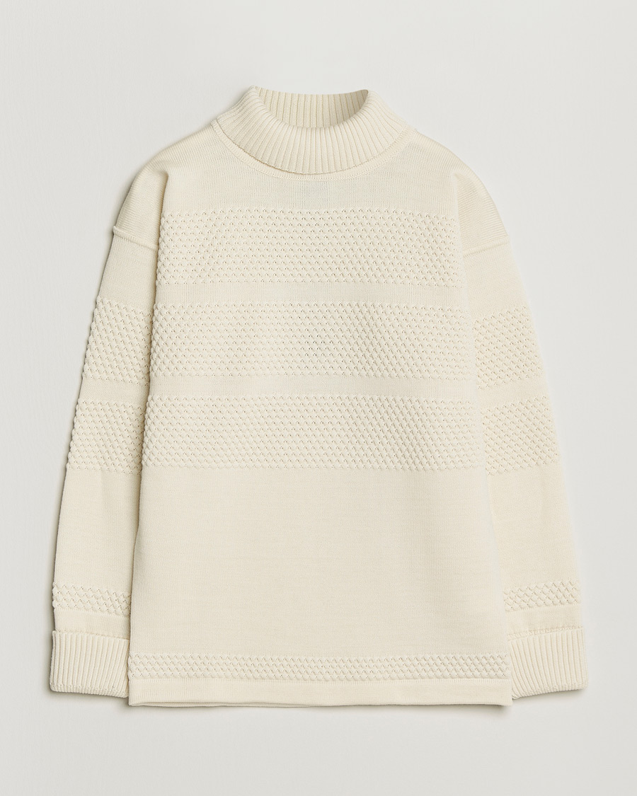 Herren | Pullover | S.N.S. Herning | Fisherman Sweater Natural White