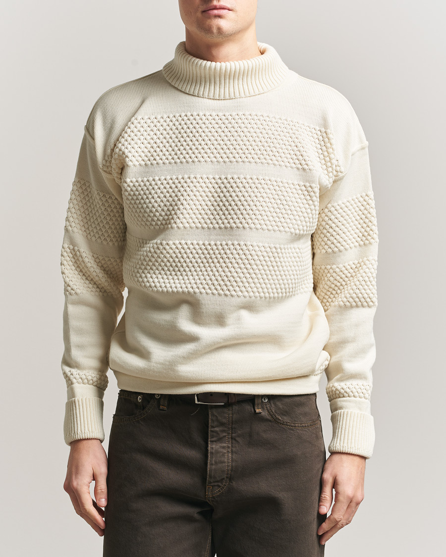 Herren | Pullover | S.N.S. Herning | Fisherman Sweater Natural White