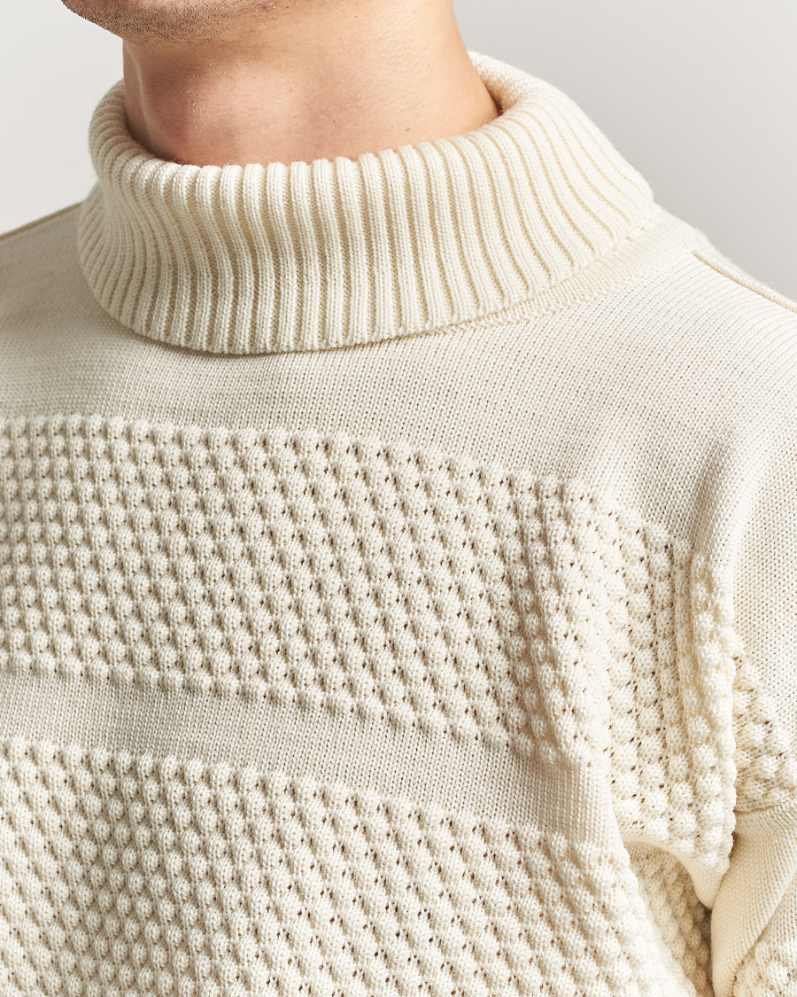 Herren | Pullover | S.N.S. Herning | Fisherman Sweater Natural White