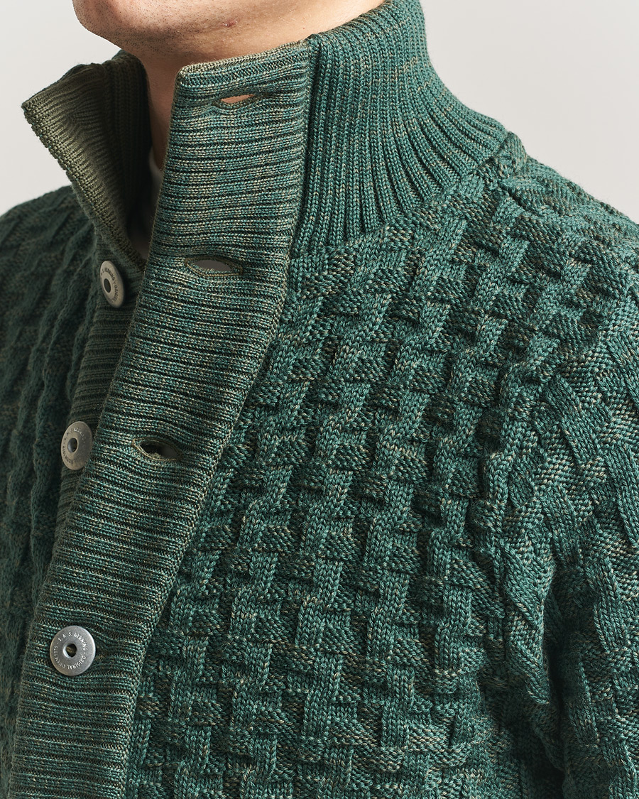 Herren | Pullover | S.N.S. Herning | Stark Cardigan Machine Green