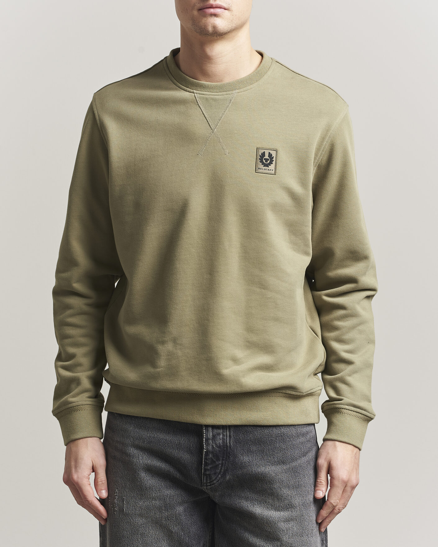 Herren | Pullover | Belstaff | Signature Crew Neck Sweatshirt Fatigue Green