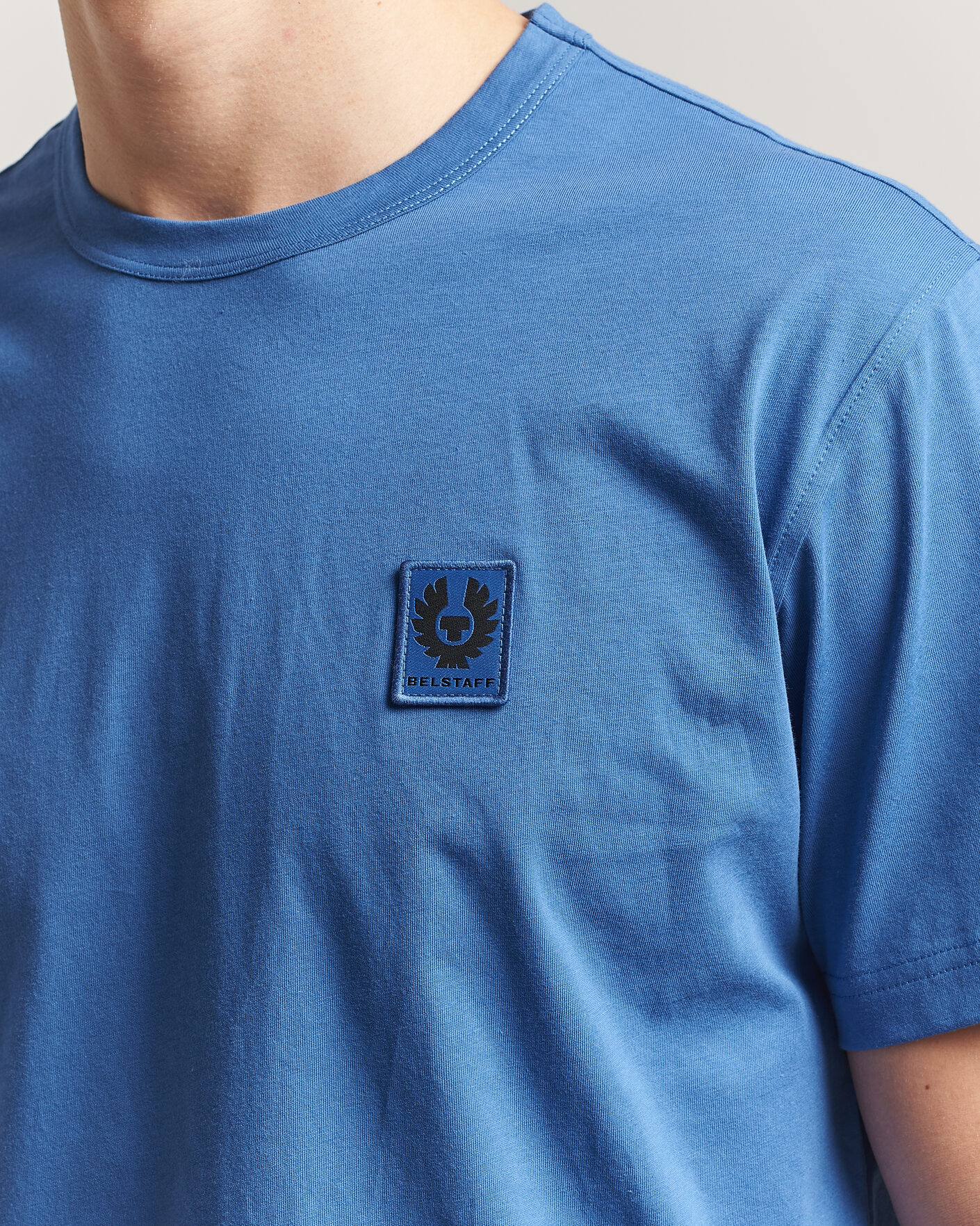 Herren | T-Shirts | Belstaff | Signature Crew Neck T-Shirt Marine Blue