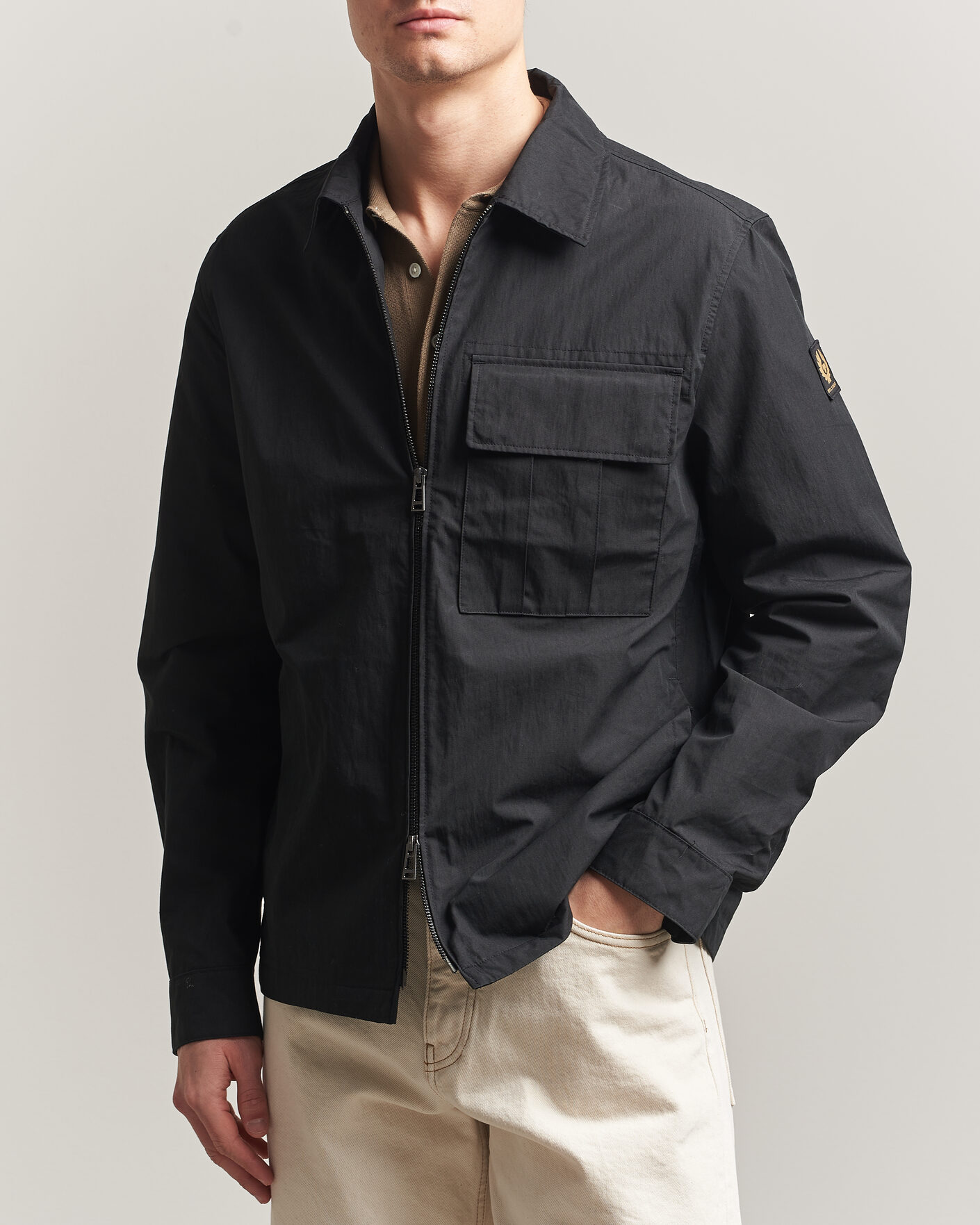 Herren | Hemden | Belstaff | Cargo Overshirt Black