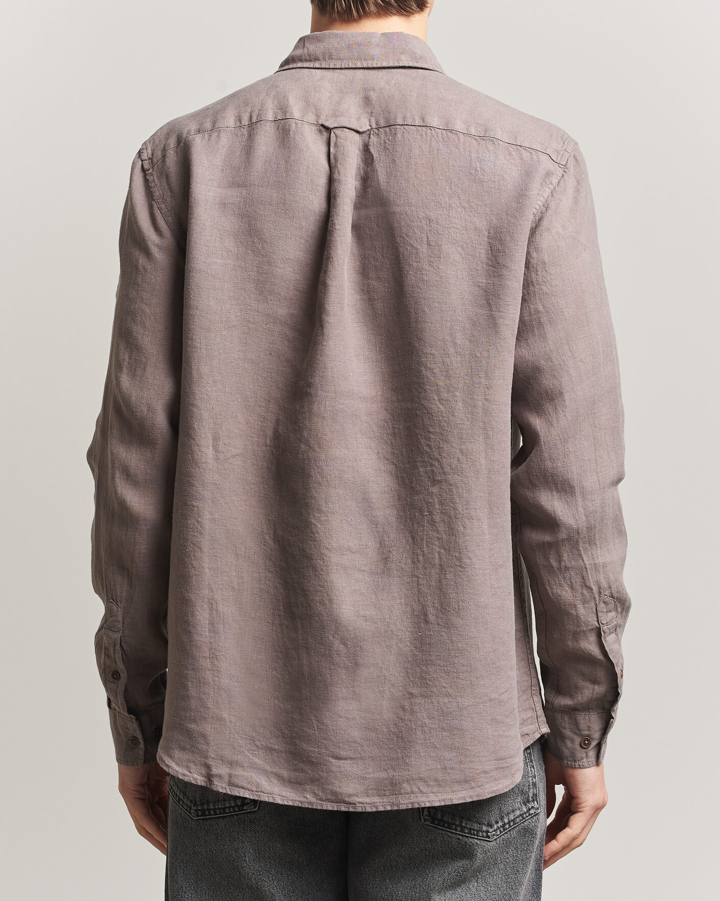 Herren | Hemden | Belstaff | Scale Linen Shirt Asphalt 