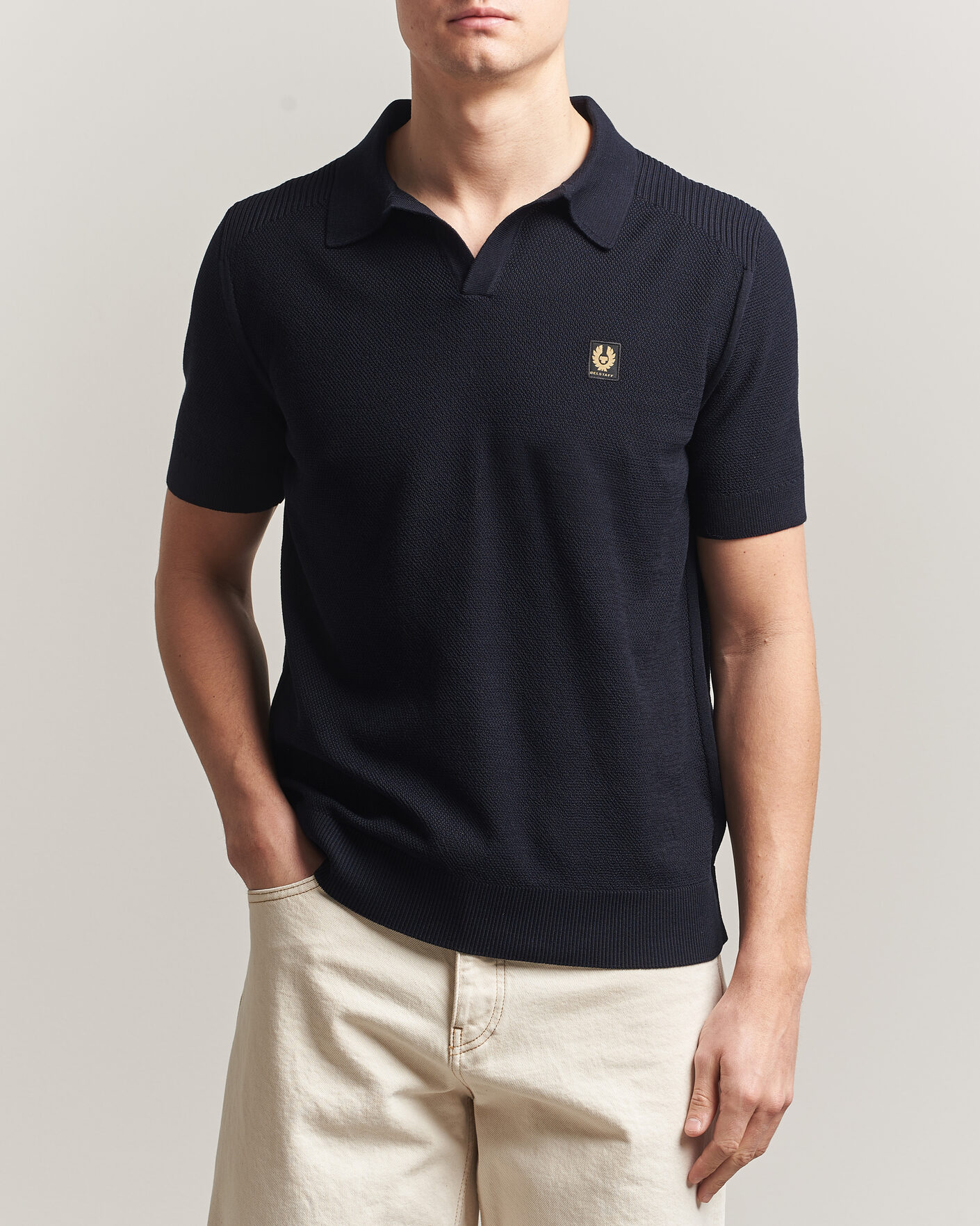 Herren | Poloshirts | Belstaff | Coast Knitted Polo Dark Ink