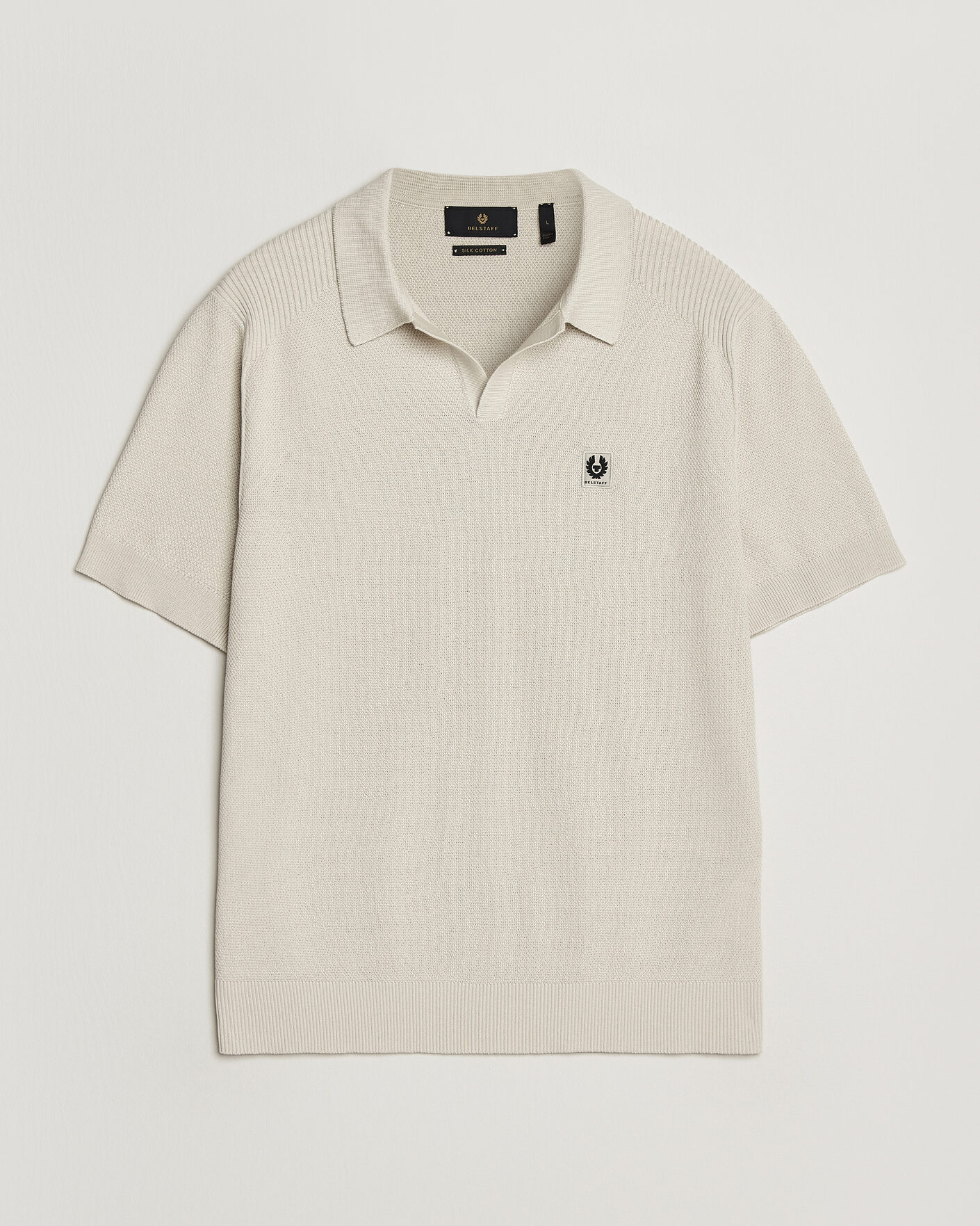 Herren | Poloshirts | Belstaff | Coast Knitted Polo Silver Birch