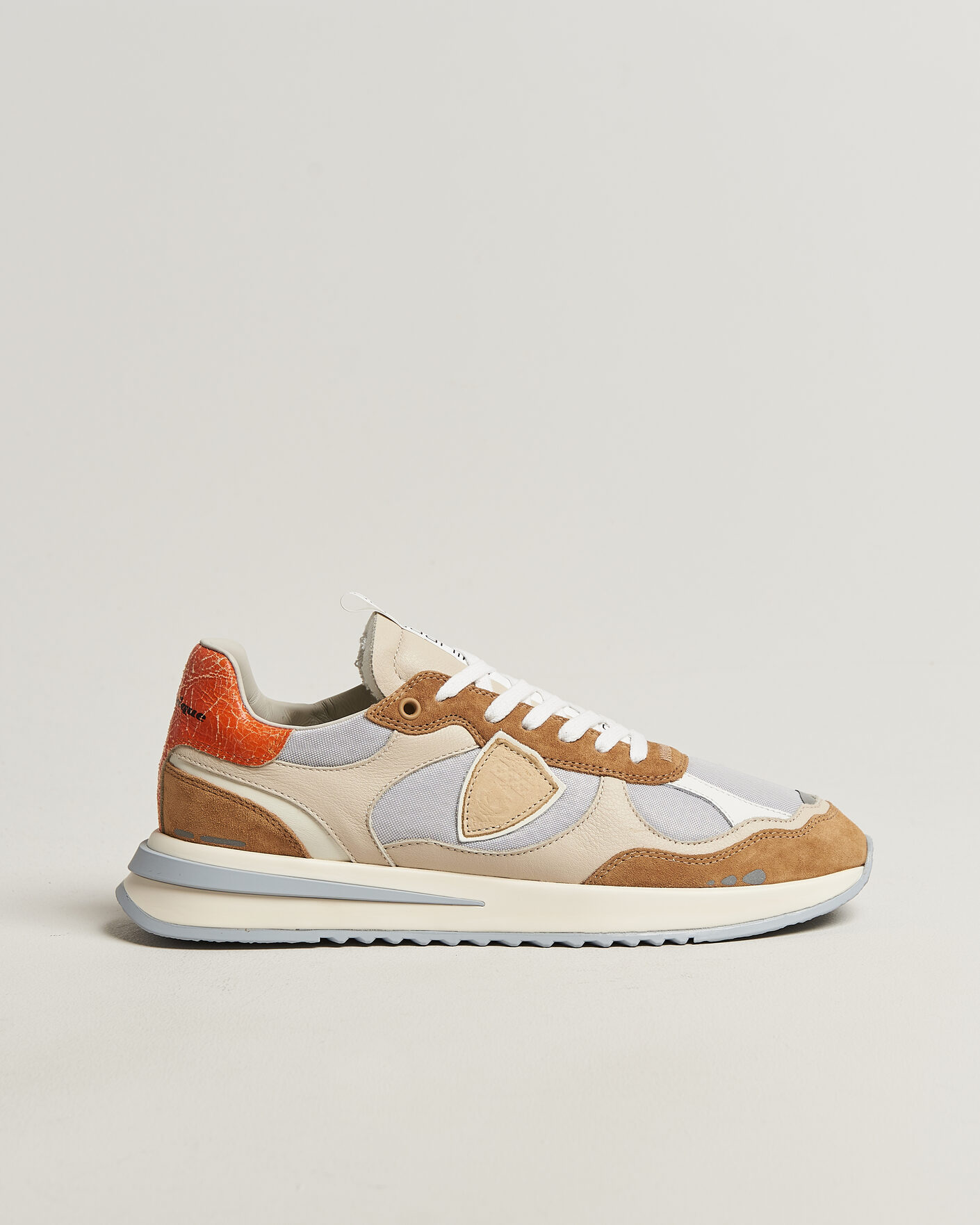 Herren | Sneaker | Philippe Model | Olympique Running Sneaker Grey/Brown