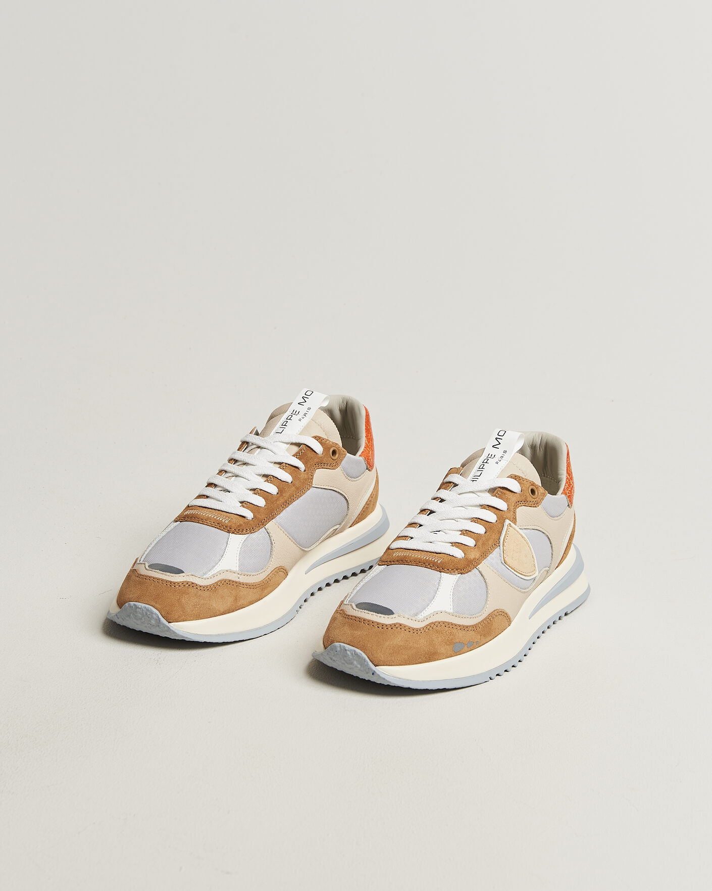 Herren | Sneaker | Philippe Model | Olympique Running Sneaker Grey/Brown