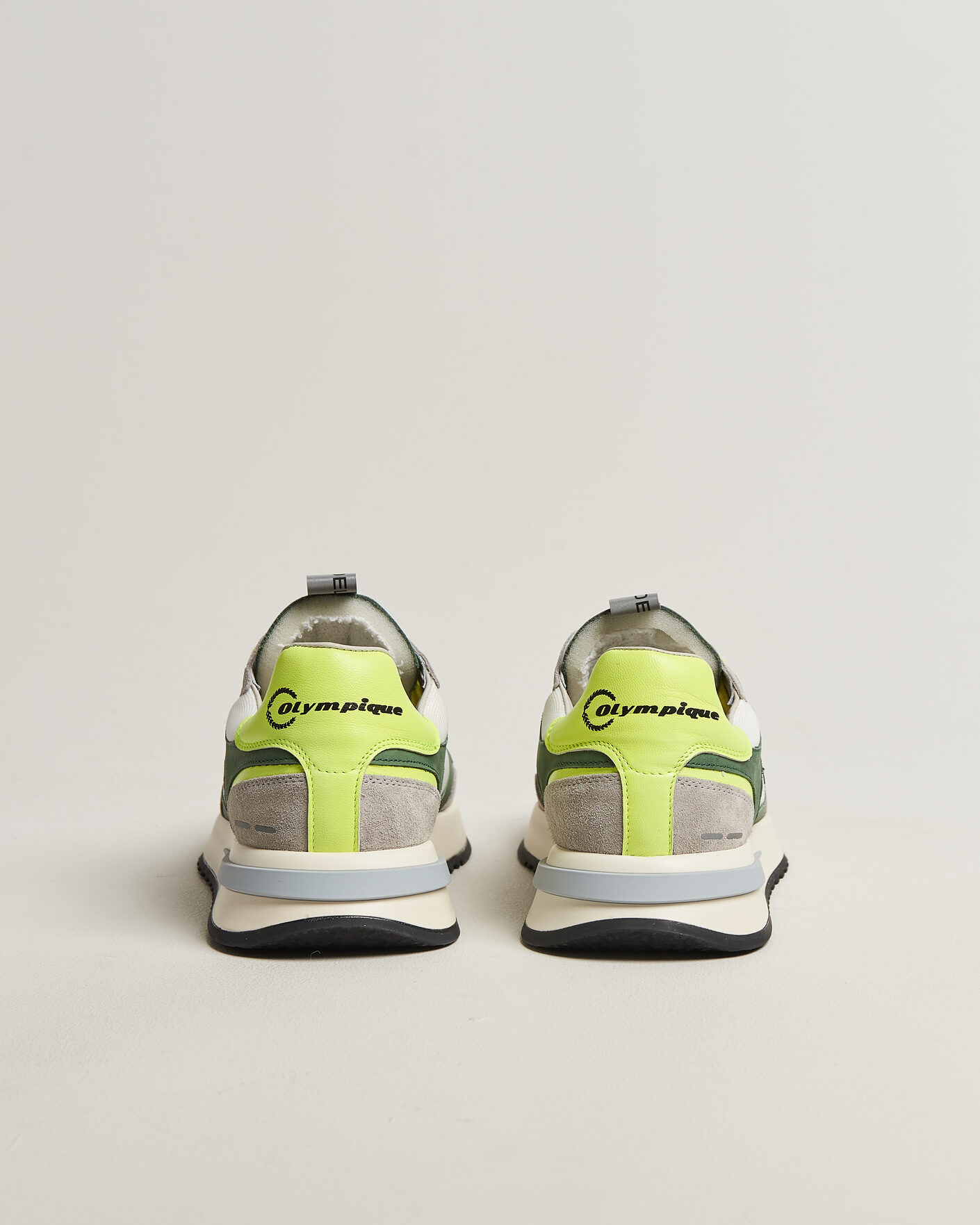 Herren | Sneaker | Philippe Model | Olympique Running Sneaker White/Green