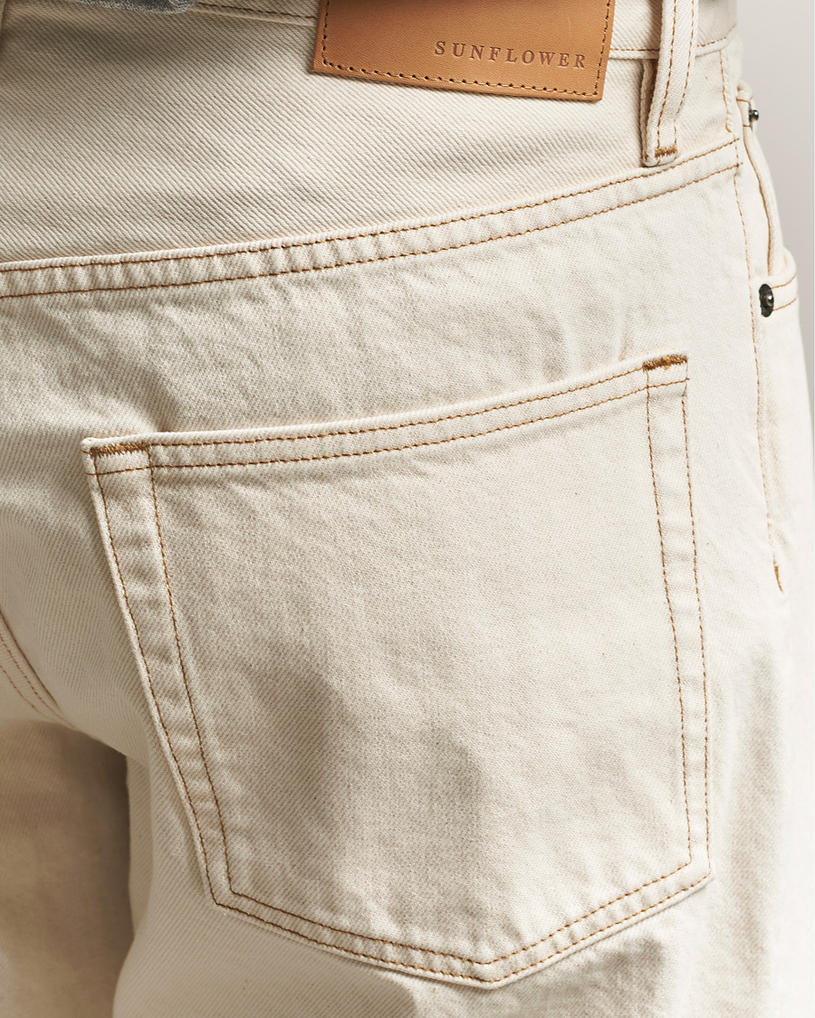 Herren | Jeans | Sunflower | Loose Jeans Ecru Contrast