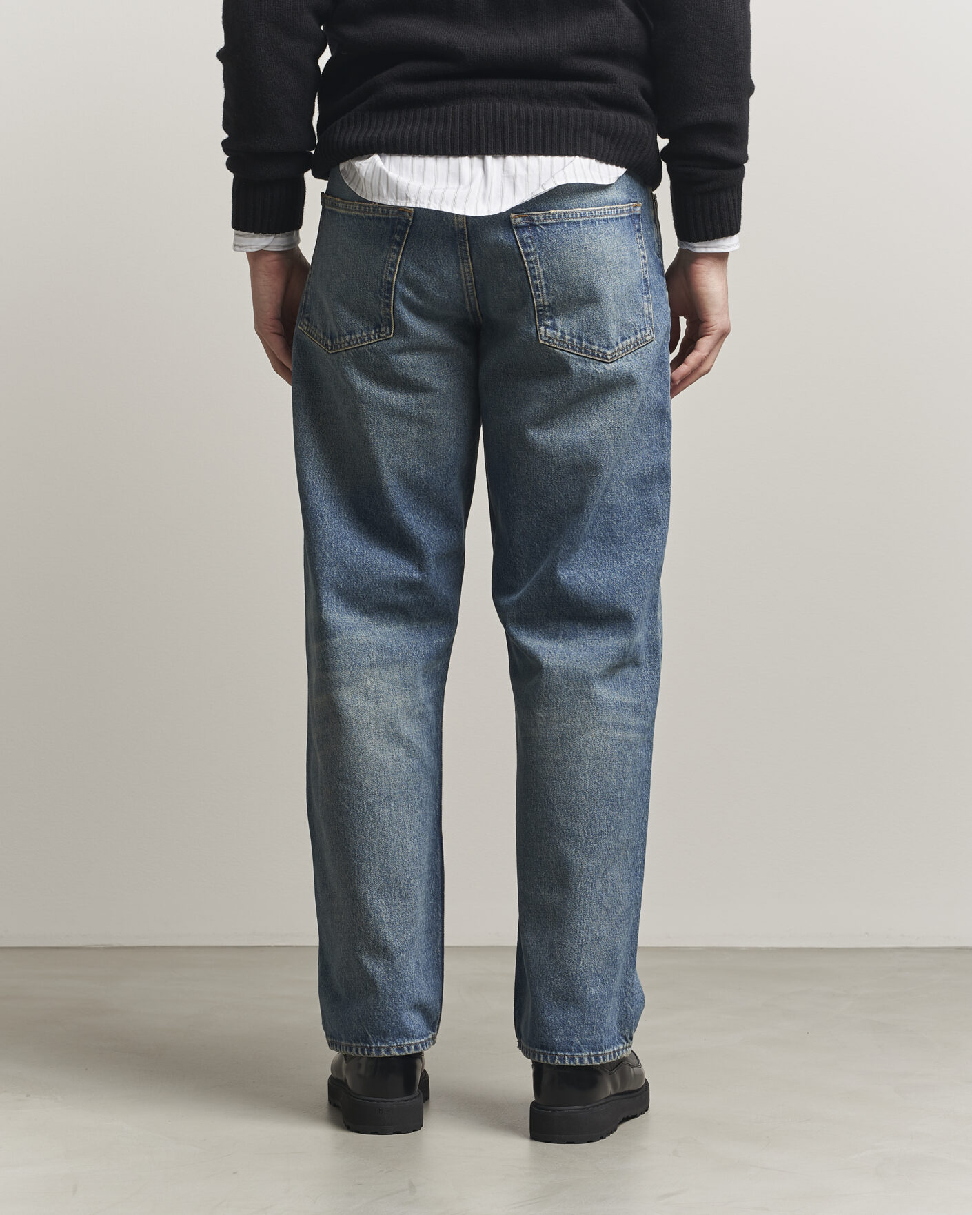 Herren | Jeans | Sunflower | Loose Jeans Dark Blue Vintage