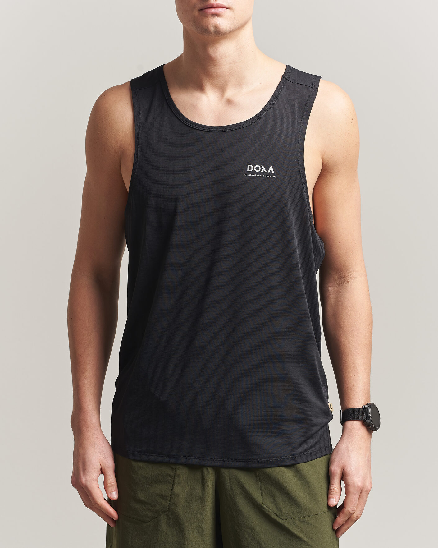 Herren | T-Shirts | DOXA | Rerun Singlet Black