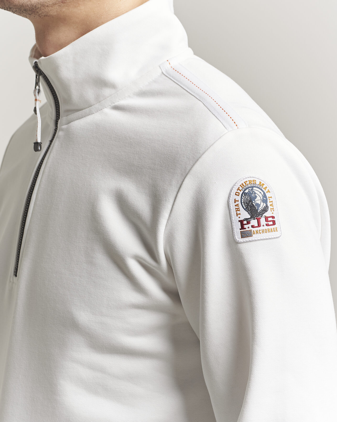 Herren | Pullover | Parajumpers | Broad Peak Super Easy Half Zip White