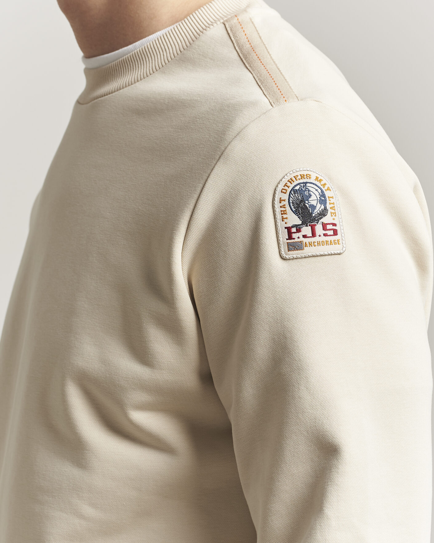 Herren | Pullover | Parajumpers | K2 Super Easy Crew Neck Sweatshirt Bone