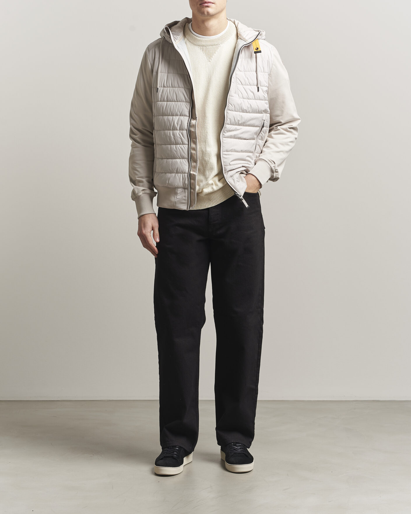 Herren | Jacken | Parajumpers | Ivor Hybrid Hooded Jacket Pelican