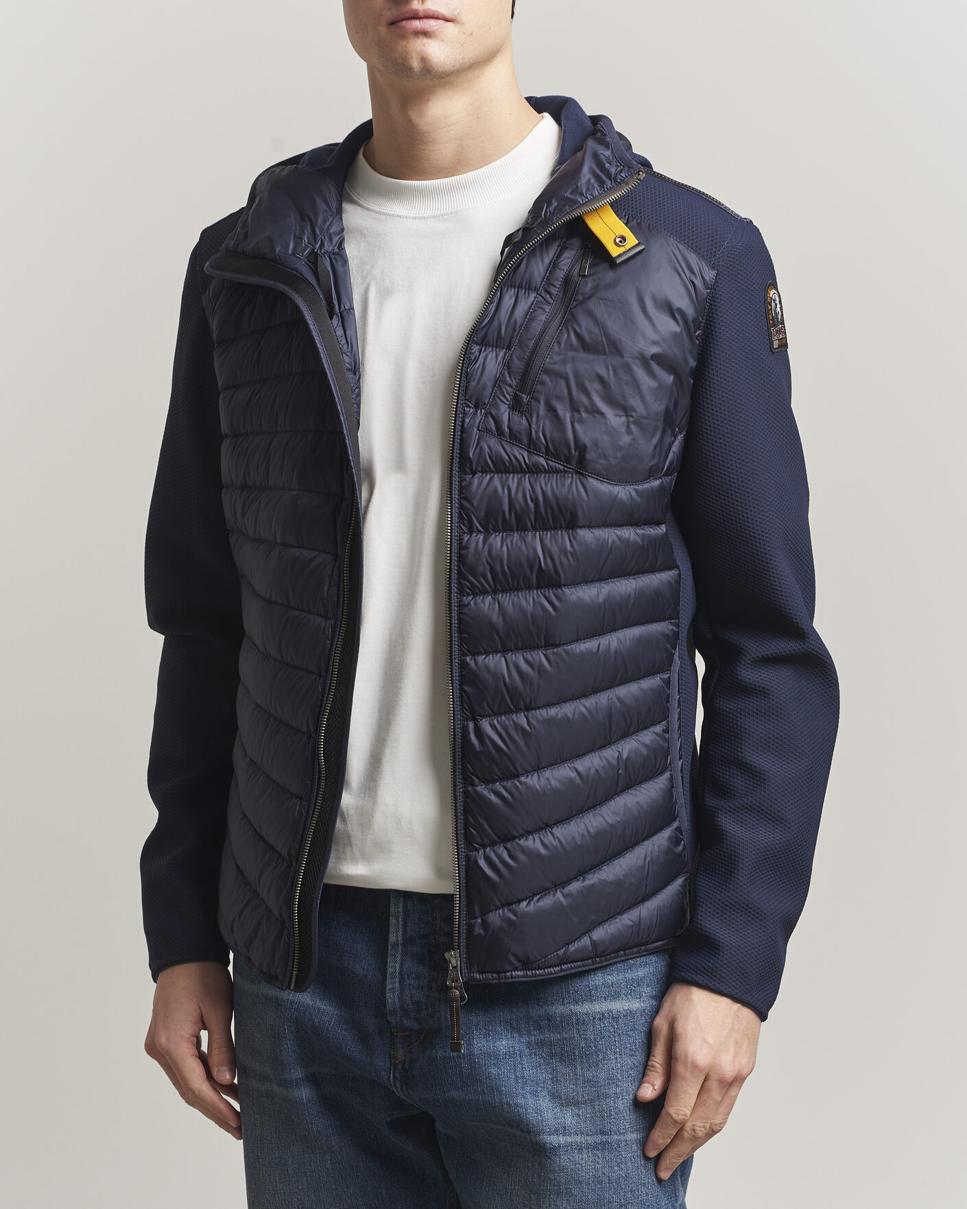 Herren | Jacken | Parajumpers | Nolan Mesh Hooded Hybrid Navy