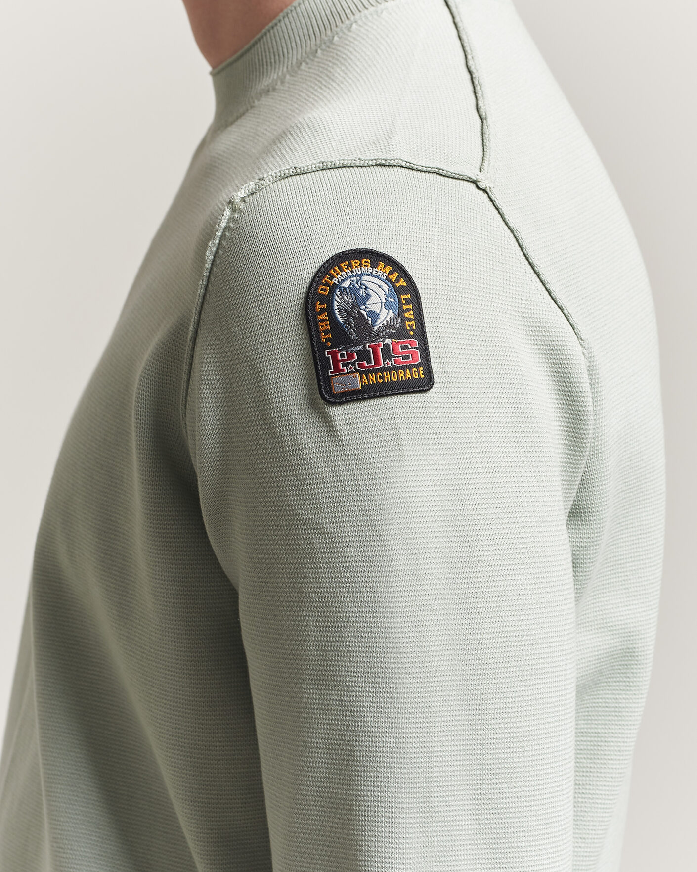 Herren | Pullover | Parajumpers | Basic Braw Knitted Sweater Fresh Grey