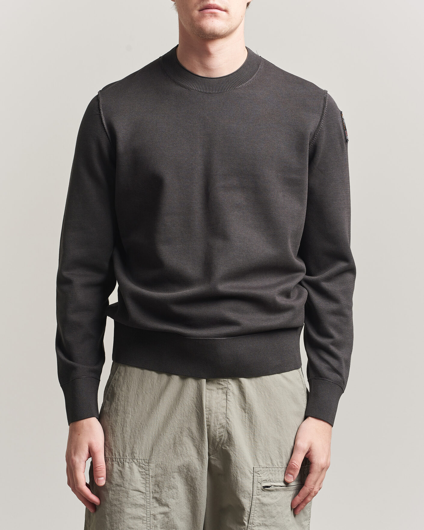 Herren | Pullover | Parajumpers | Basic Braw Knitted Sweater Off Black