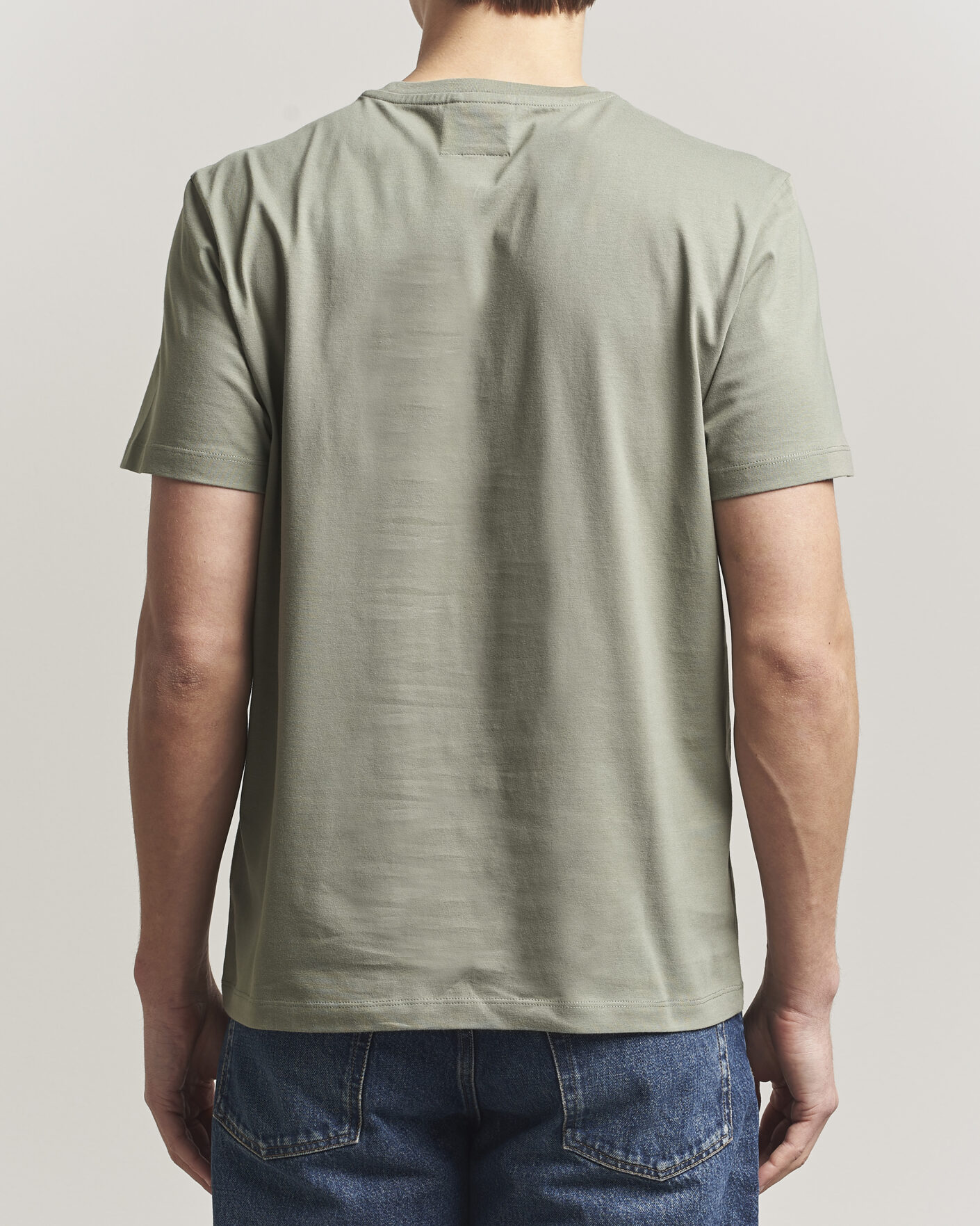 Herren | T-Shirts | Parajumpers | Patch Crew Neck T-Shirt Ashen Sage