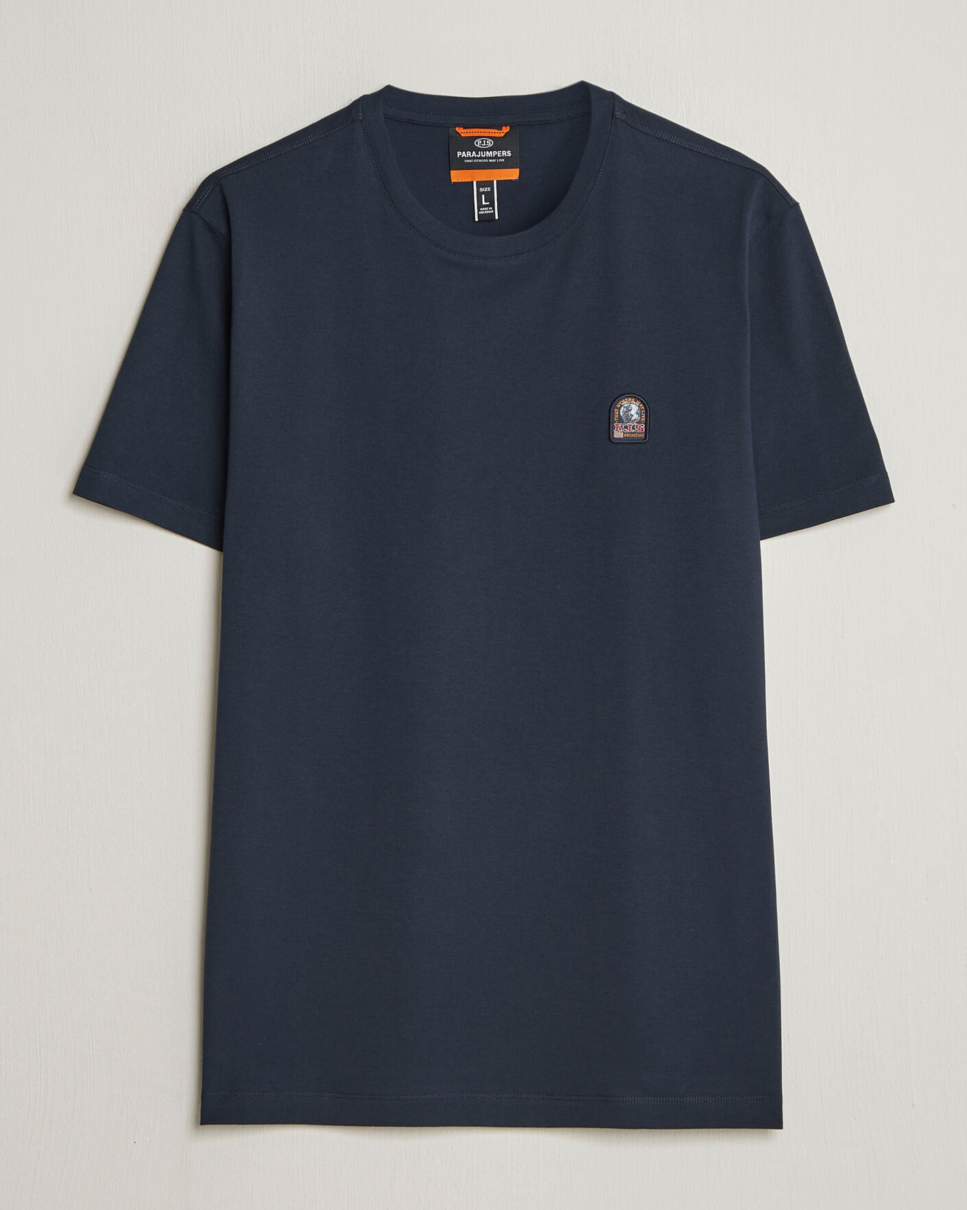 Herren | T-Shirts | Parajumpers | Patch Crew Neck T-Shirt Navy