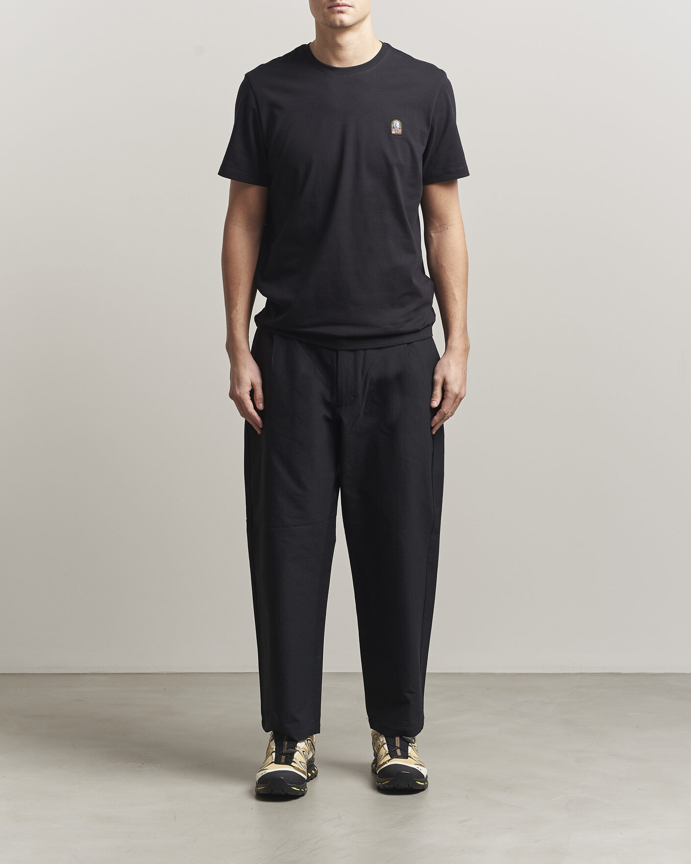 Herren | T-Shirts | Parajumpers | Patch Crew Neck T-Shirt Black