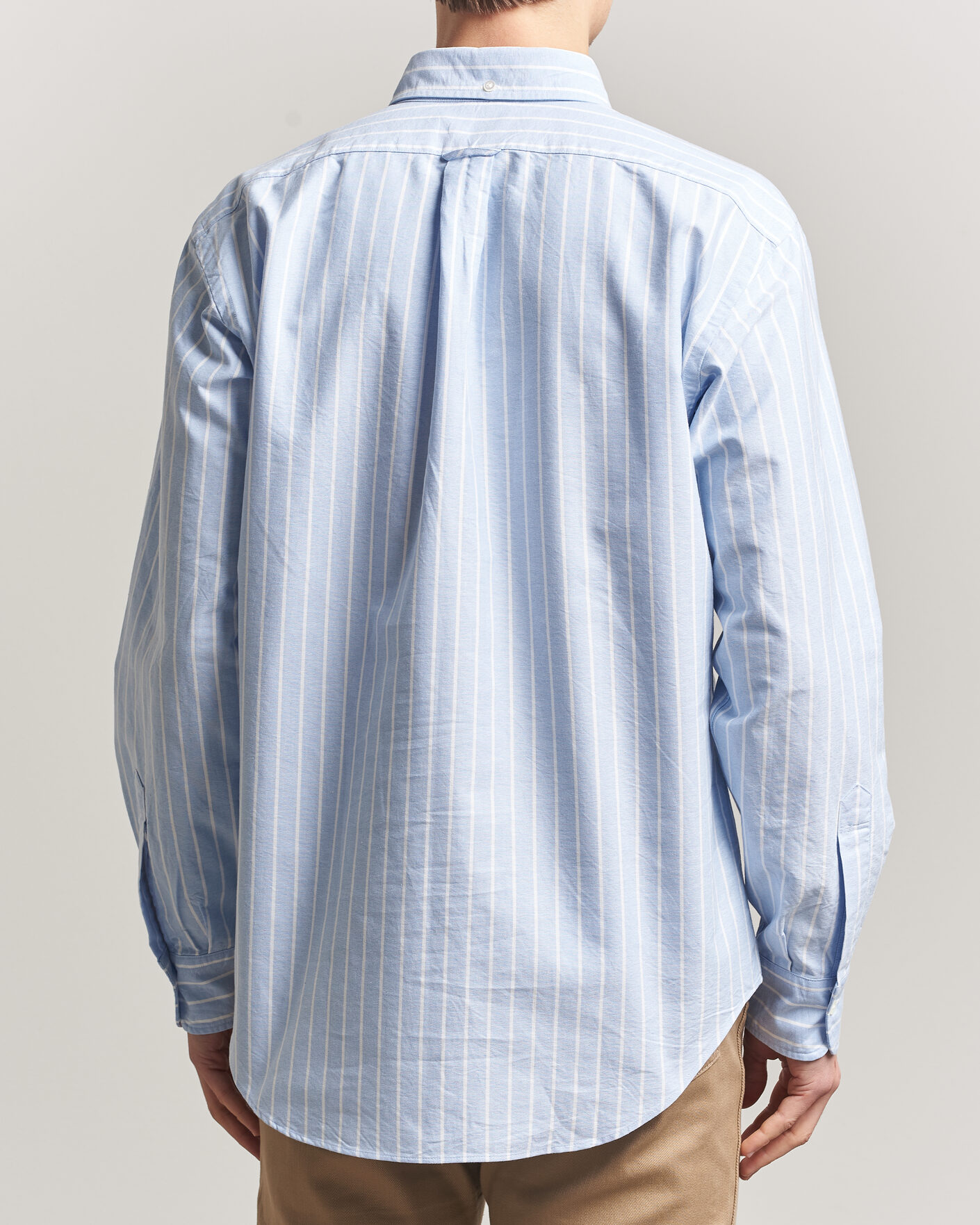 Herren | Hemden | Kamakura Shirts | Vintage Ivy Oxford BD Shirt Blue Blazer Stripe