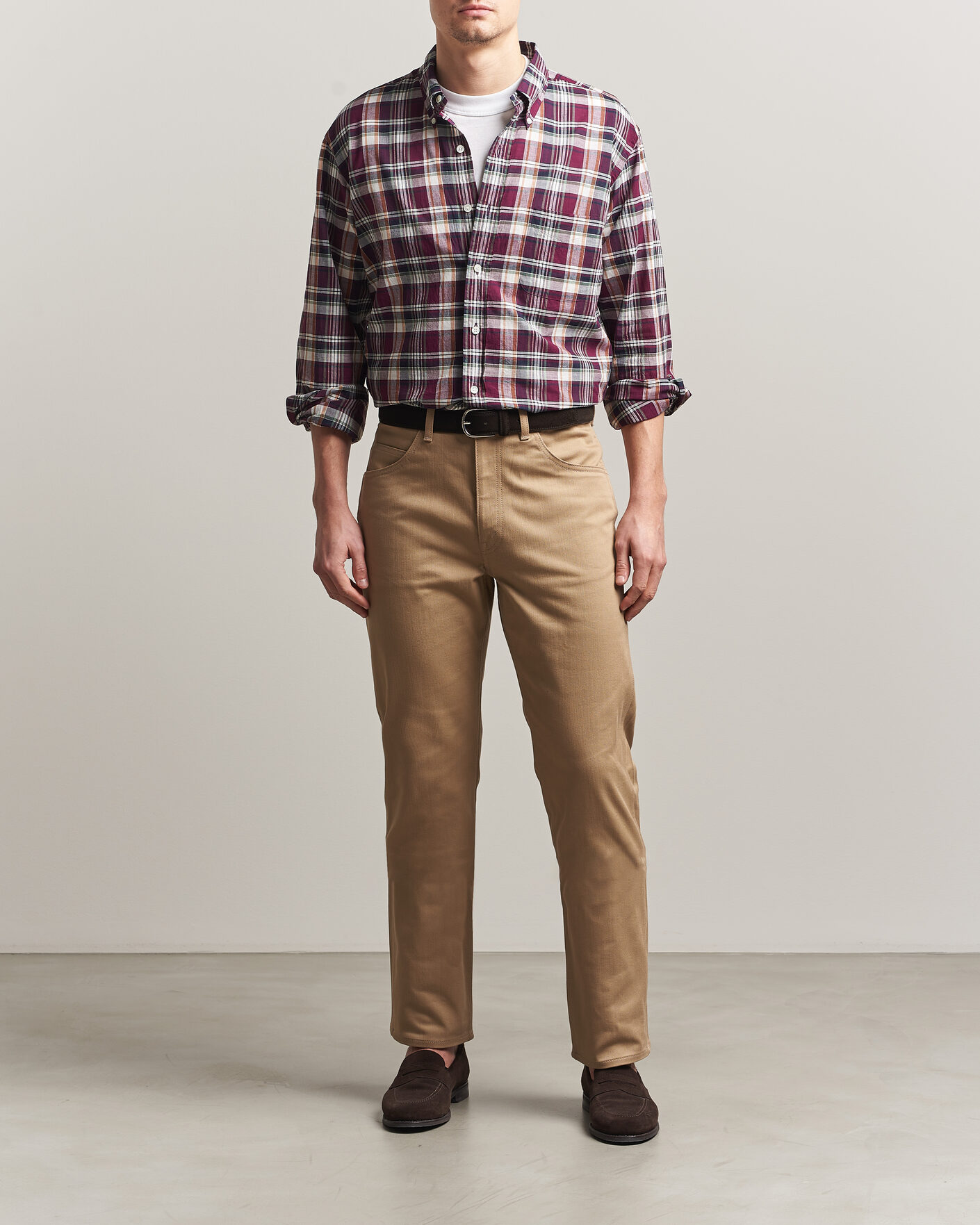 Herren | Hemden | Kamakura Shirts | Vintage Ivy Button Down Shirt Red Madras