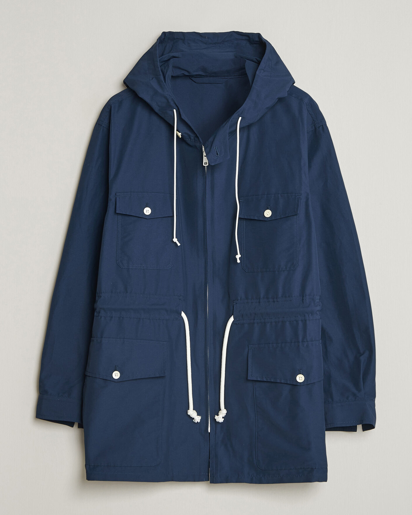 Herren | Jacken | Kamakura Shirts | Marine Parka Navy