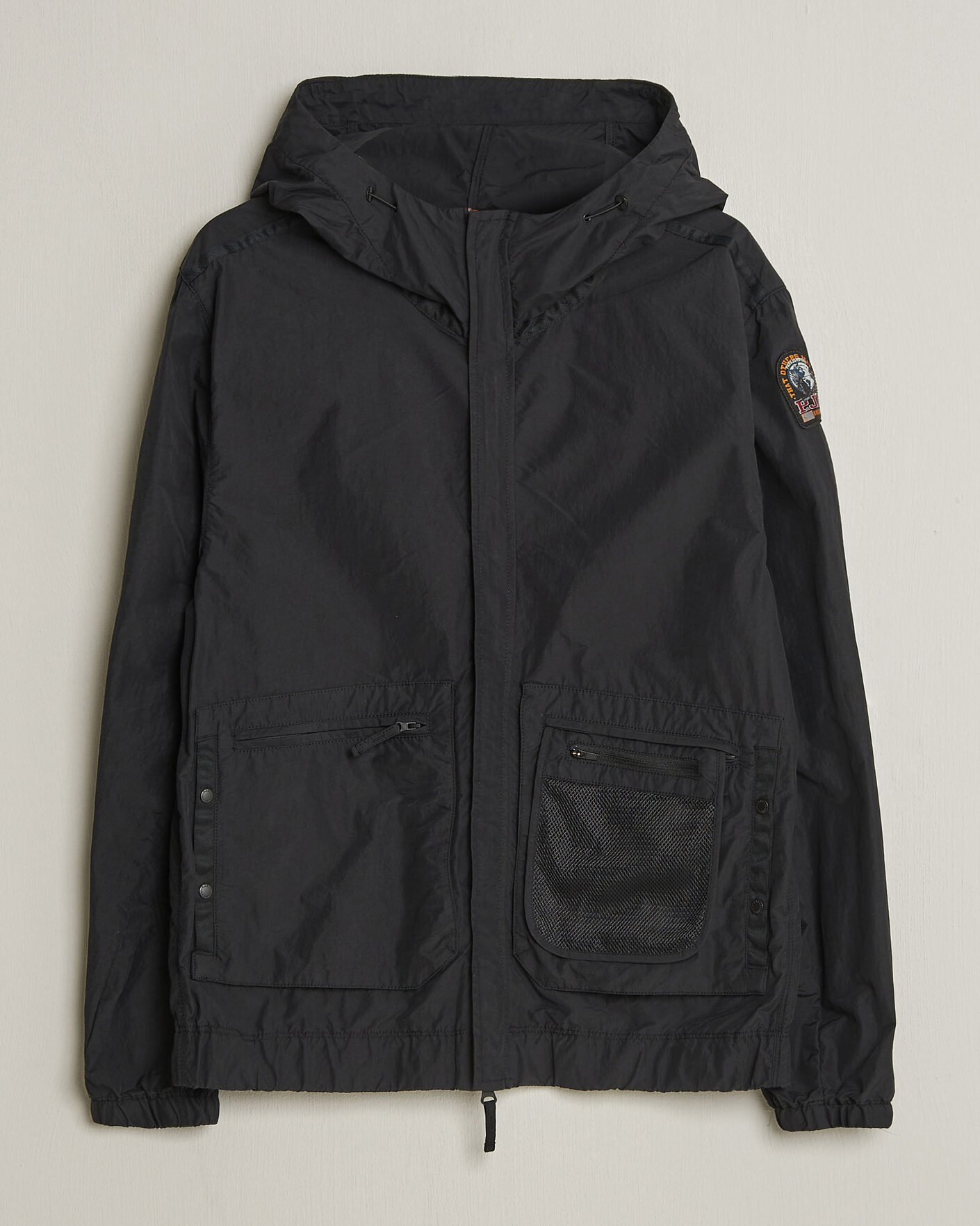 Herren | Jacken | Parajumpers | Rube Smash Peached Nylon Hooded Jacket Black