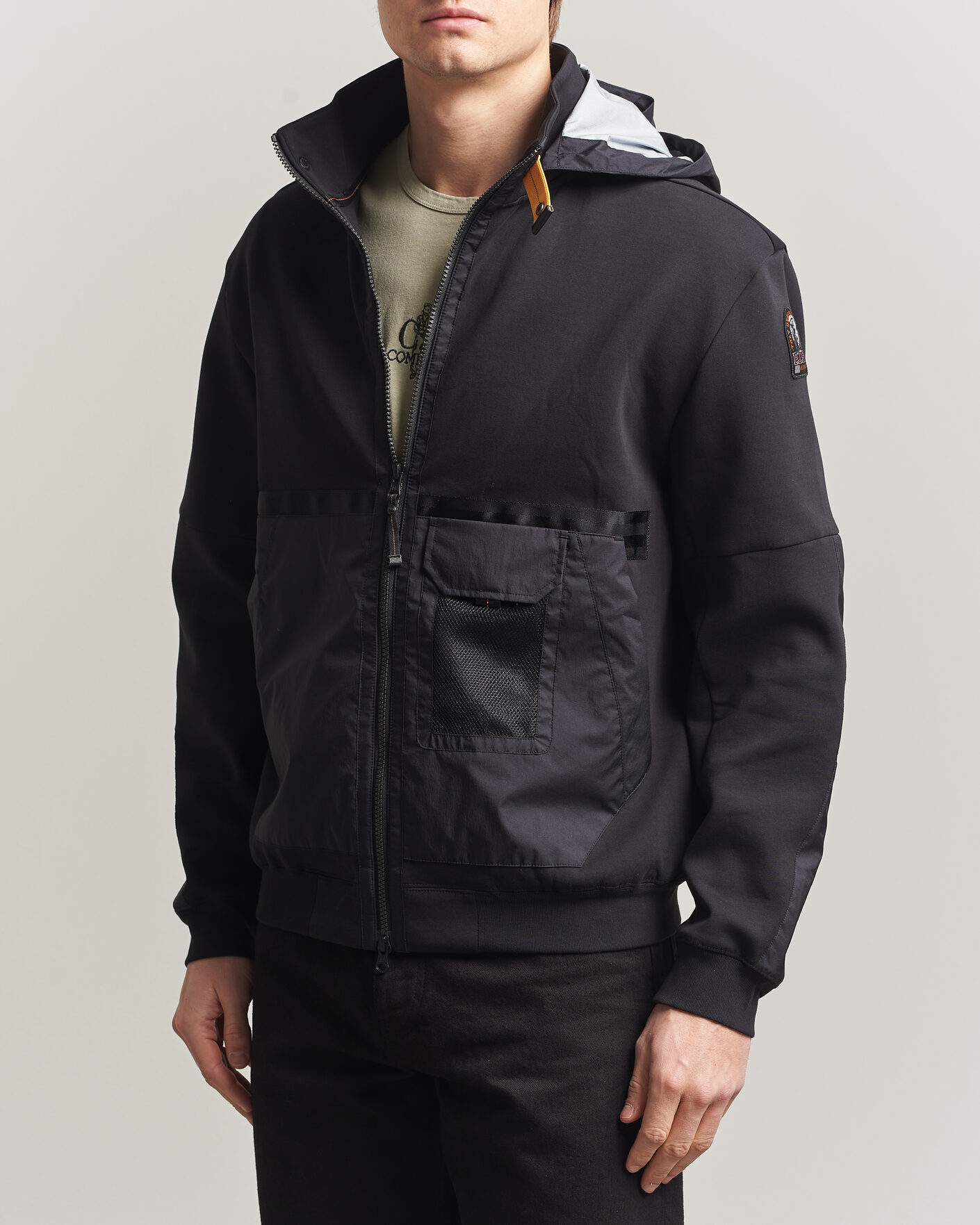 Herren | Jacken | Parajumpers | Kouga Evo Fleece Hooded Hybrid Jacket Black