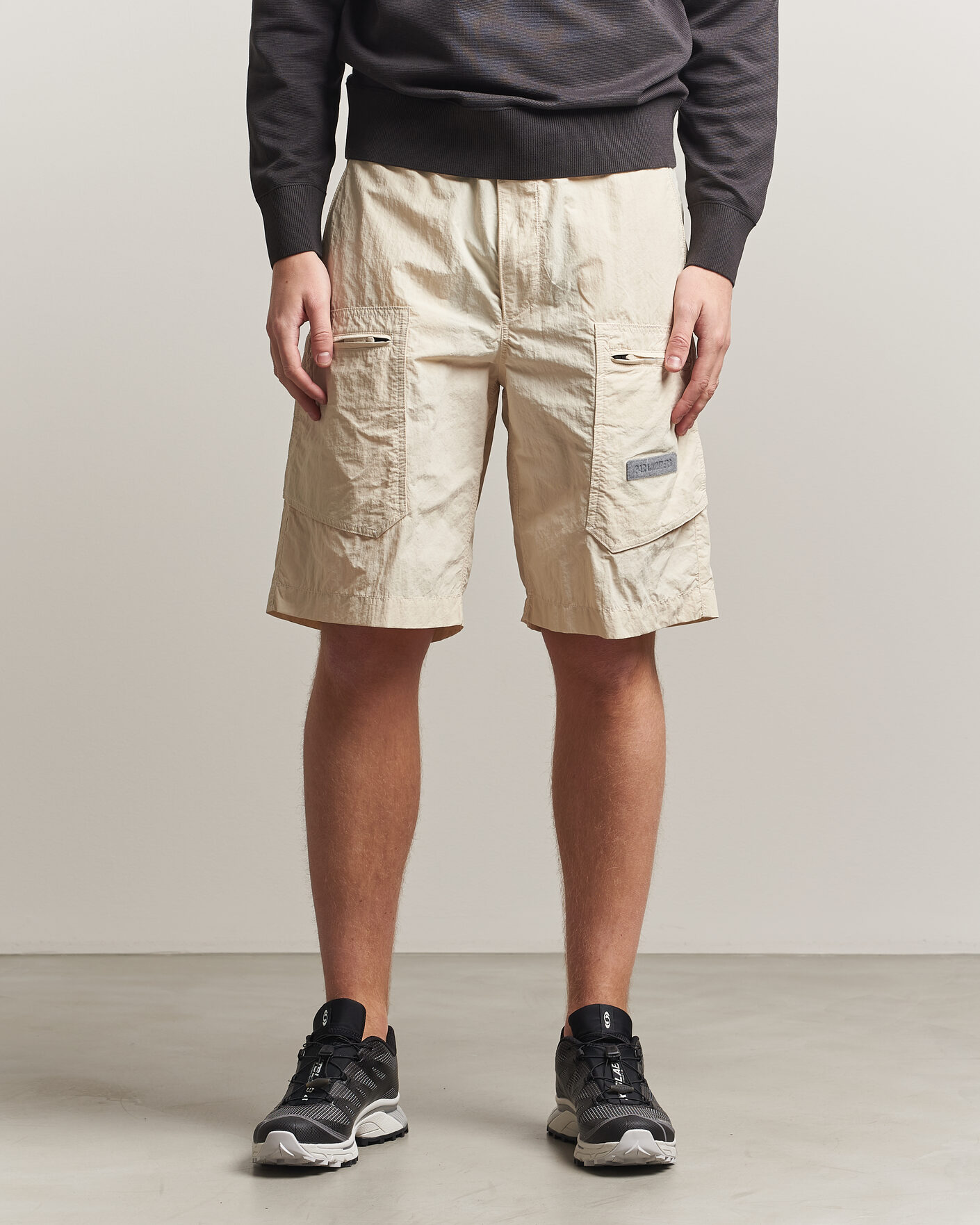 Herren | Shorts | Parajumpers | Lex Smash Peached Nylon Shorts Bone