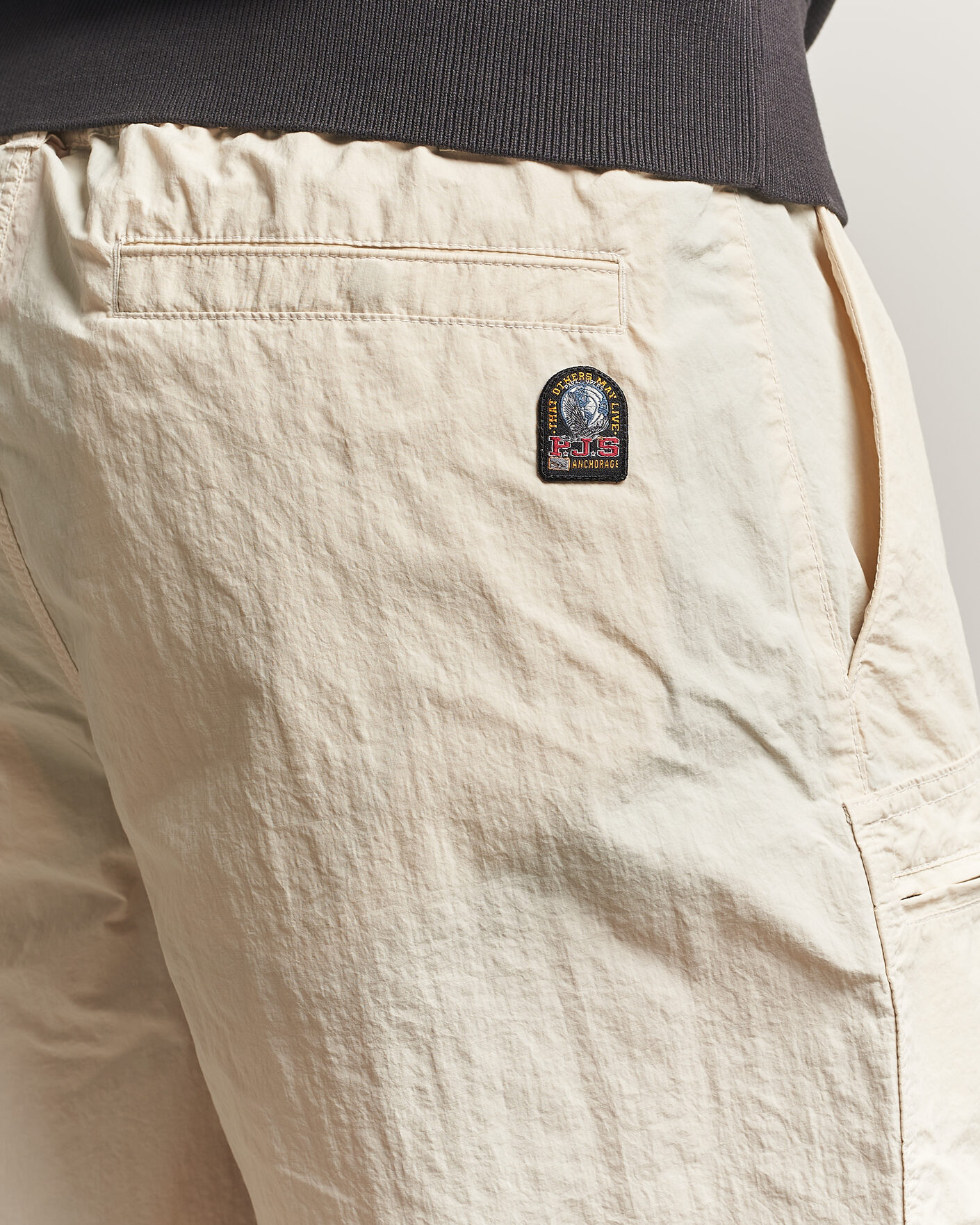 Herren | Shorts | Parajumpers | Lex Smash Peached Nylon Shorts Bone