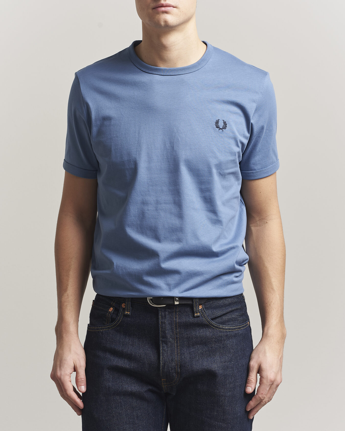 Herren | T-Shirts | Fred Perry | Ringer T-Shirt Ace Blue