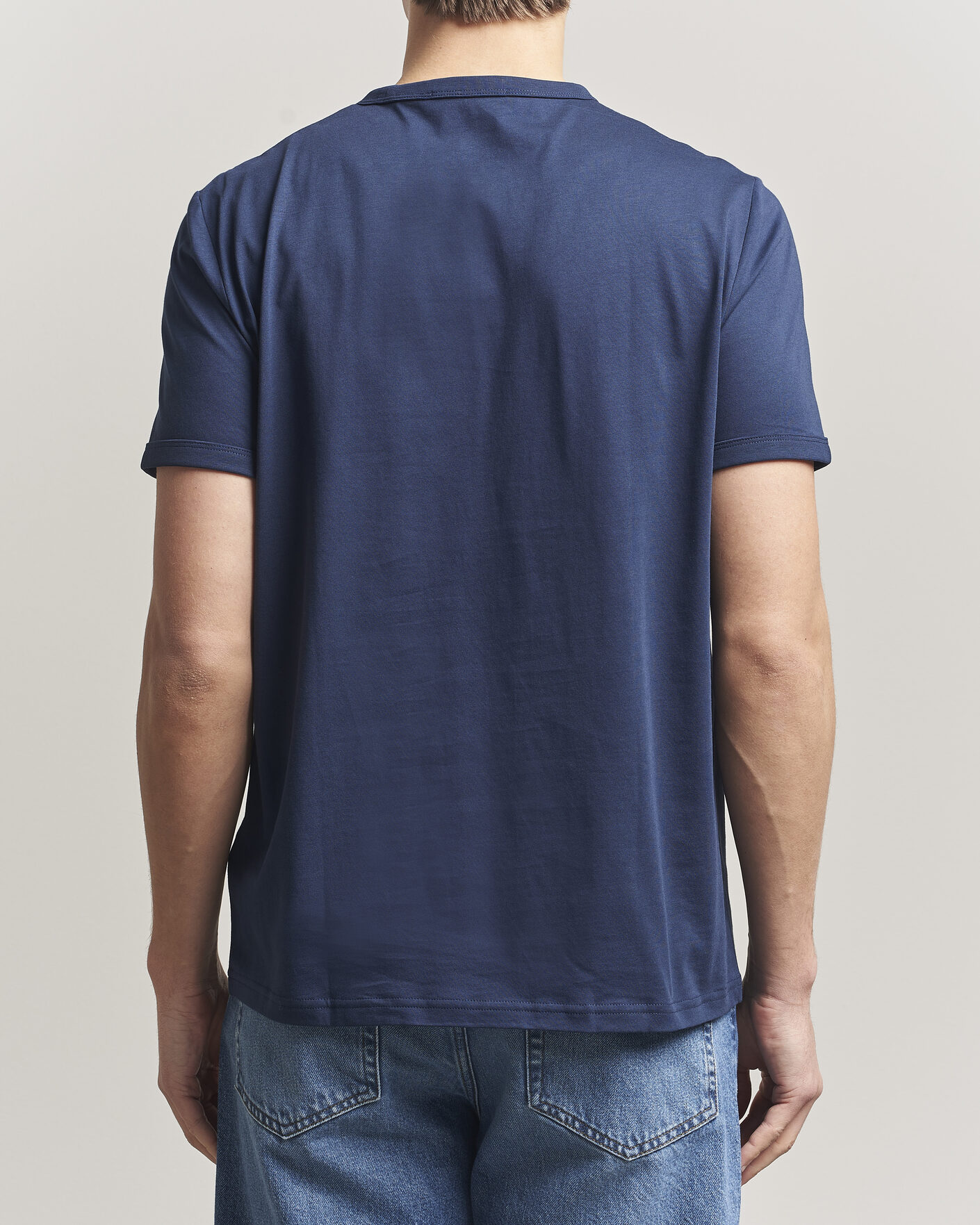 Herren | T-Shirts | Fred Perry | Ringer T-Shirt Tennis Blue
