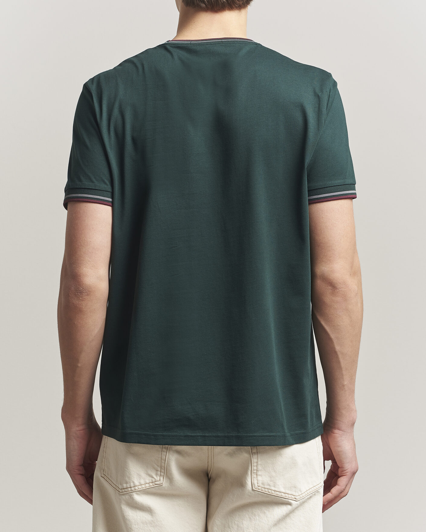 Herren | T-Shirts | Fred Perry | Twin Tipped T-Shirt Grassroots Green