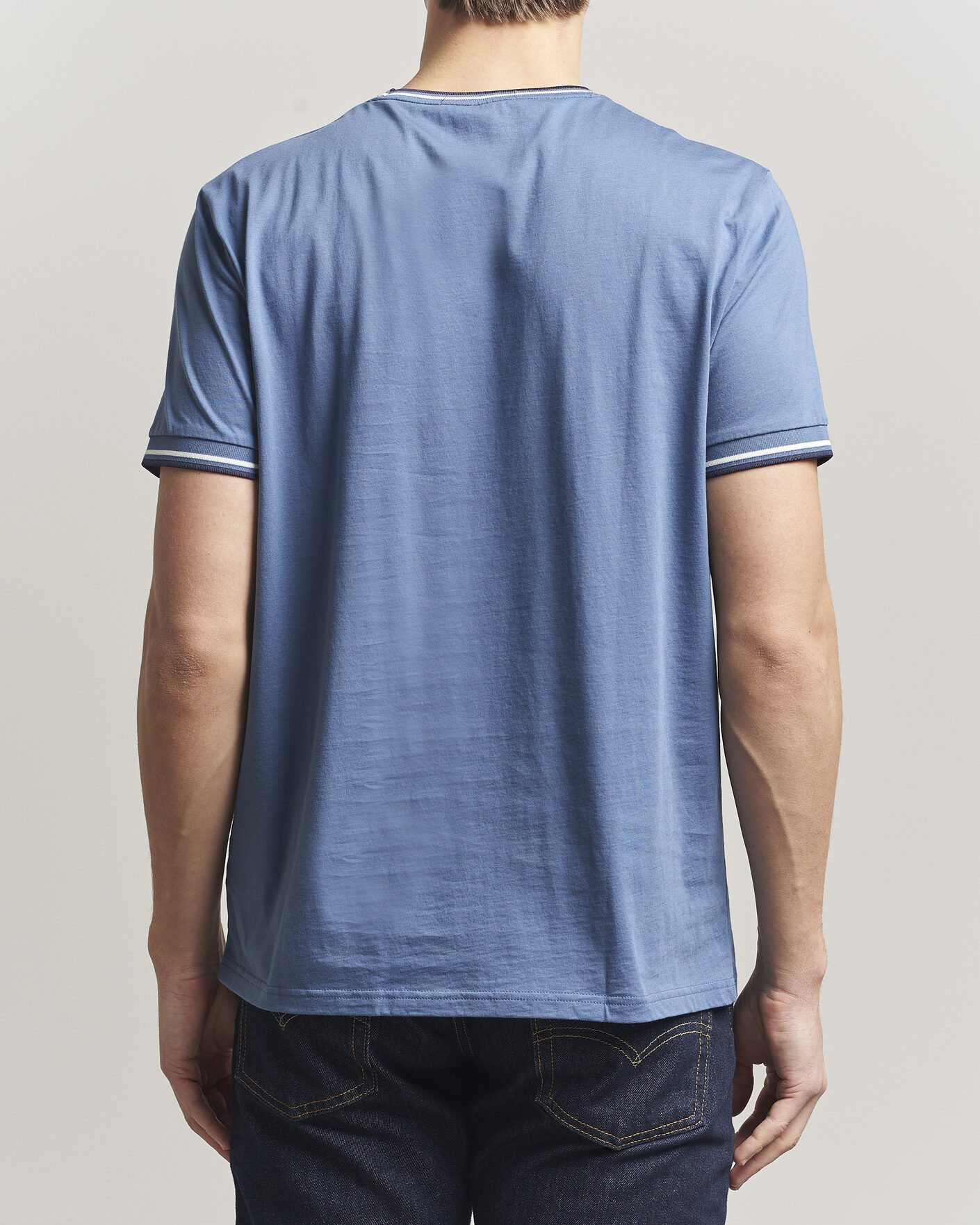 Herren | T-Shirts | Fred Perry | Twin Tipped T-Shirt Ace Blue