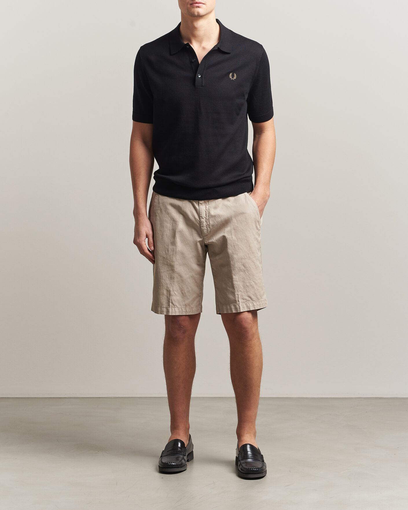 Herren | Poloshirts | Fred Perry | Cotton Knitted Polo Black