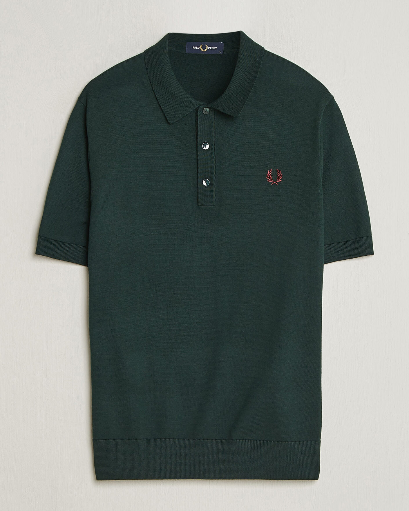 Herren | Poloshirts | Fred Perry | Cotton Knitted Polo Grassroots Green