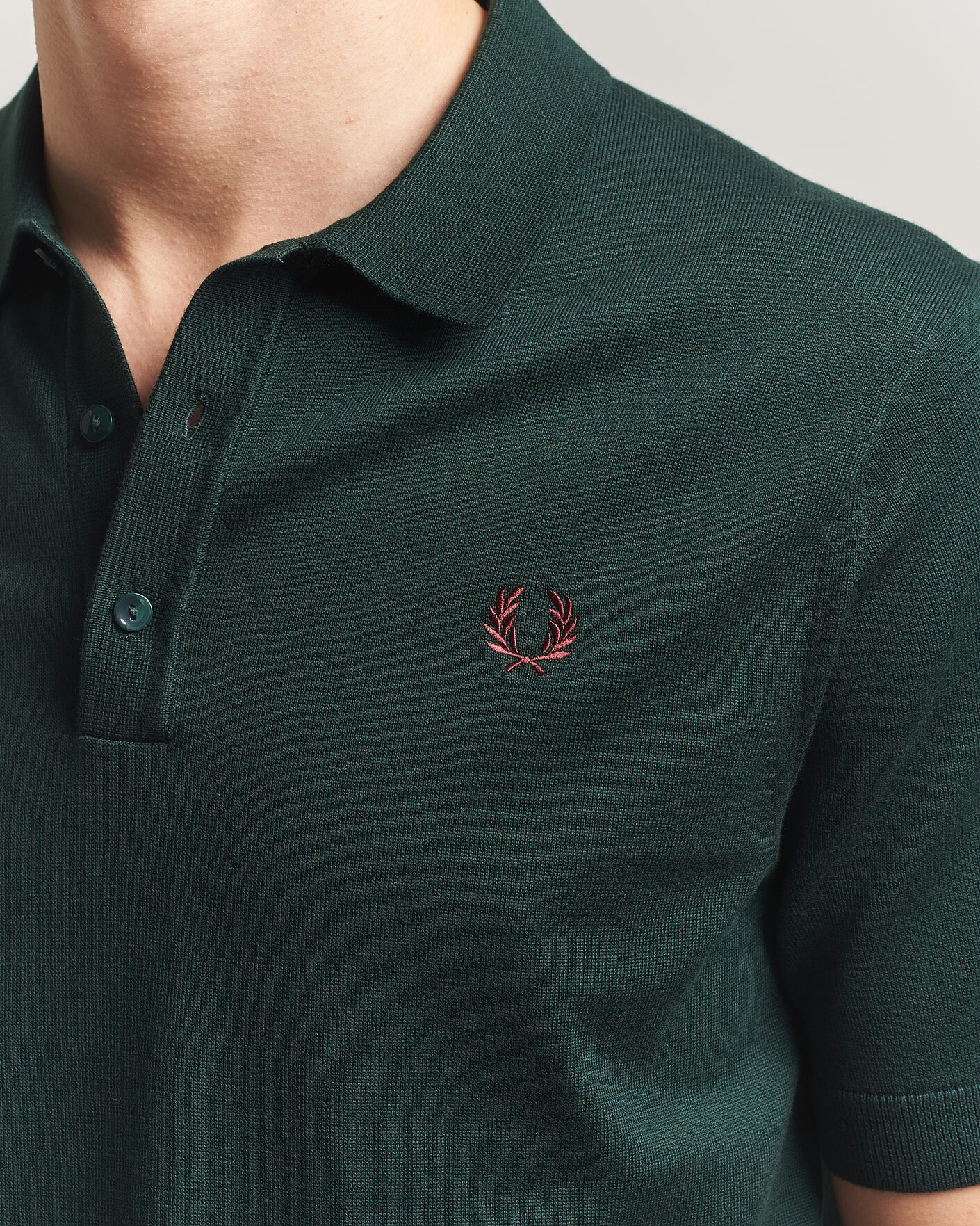 Herren | Poloshirts | Fred Perry | Cotton Knitted Polo Grassroots Green