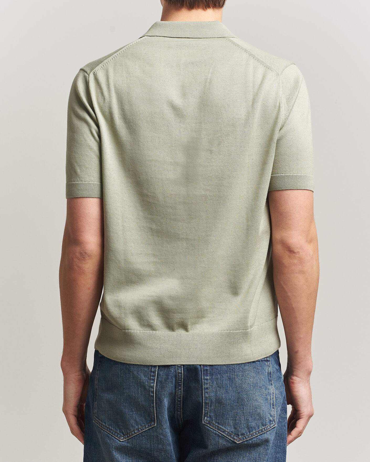 Herren | Poloshirts | Fred Perry | Cotton Knitted Polo Seagrass Green