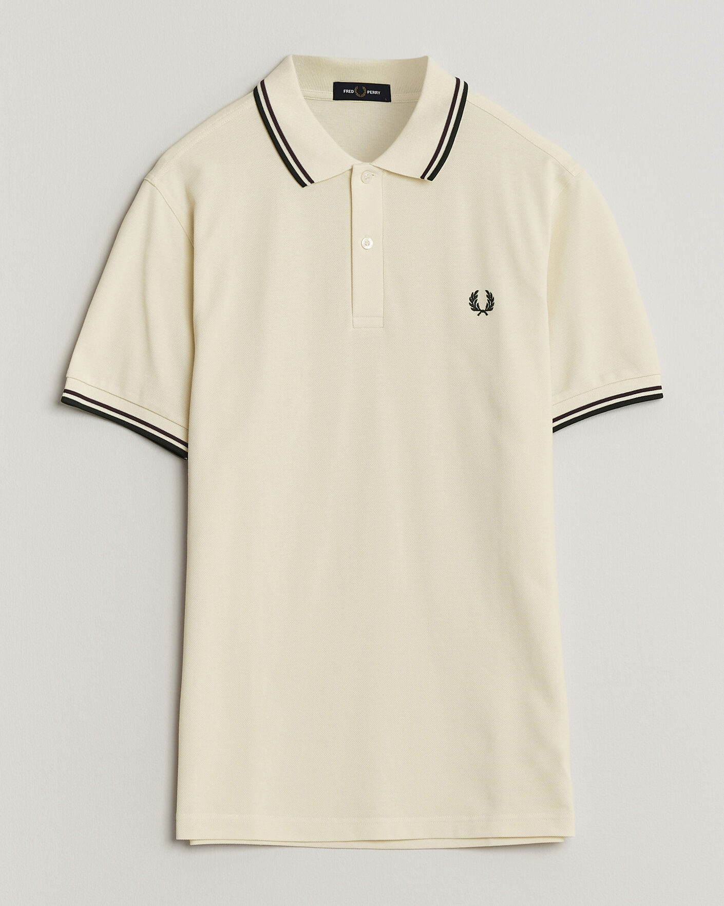 Herren | Poloshirts | Fred Perry | Twin Tipped Polo Shirt Ecru
