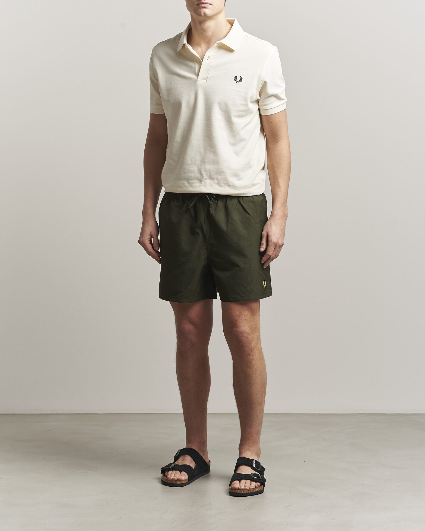 Herren | Badehosen | Fred Perry | Classic Swimshorts Hunting Green