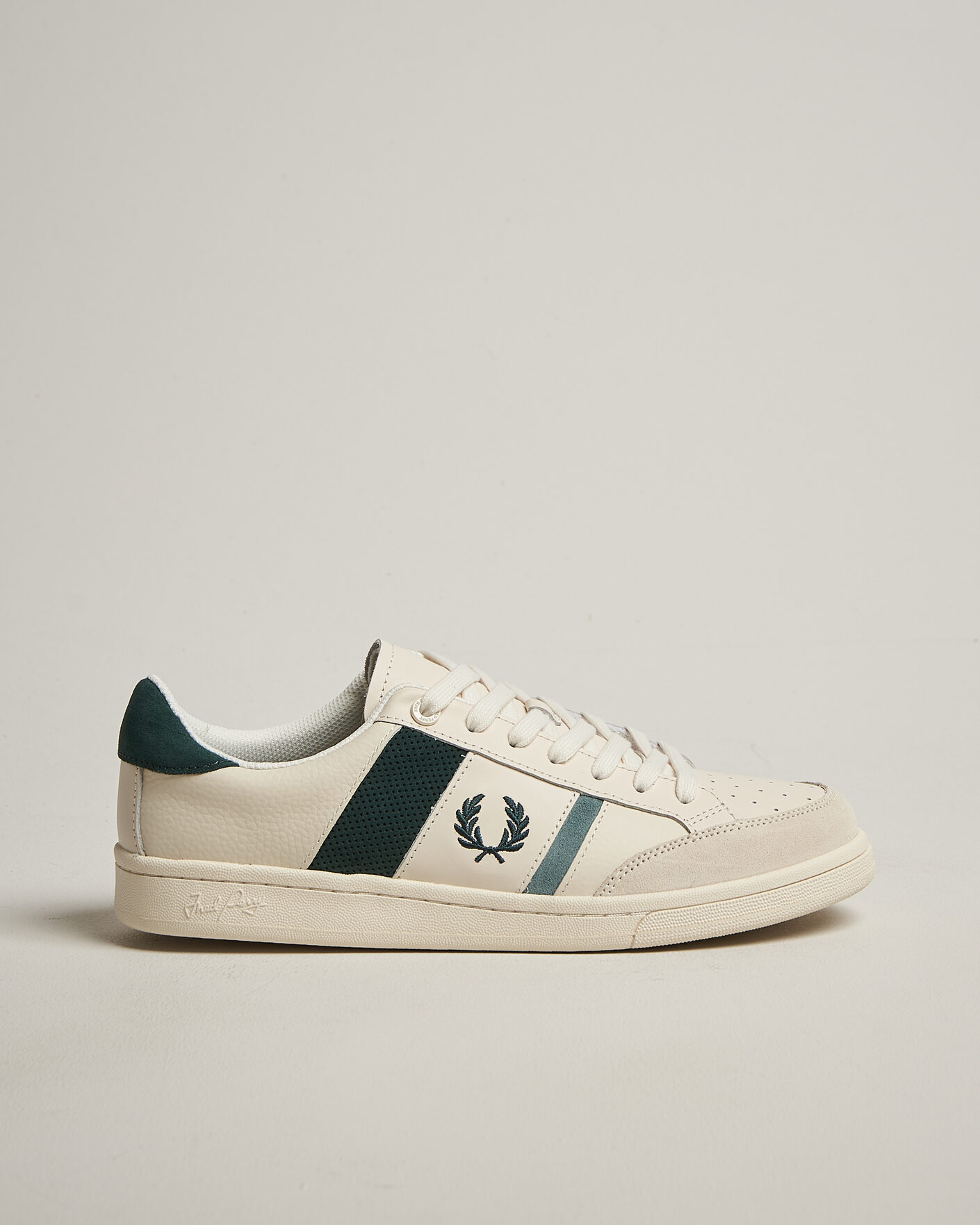 Herren | Sneaker | Fred Perry | B725 Leather/Suede Sneaker Ecru