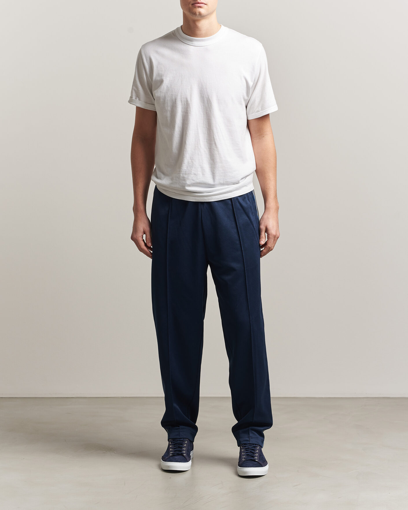 Herren | Hosen | Fred Perry | Tramline Taped Track Pants Tennis Blue