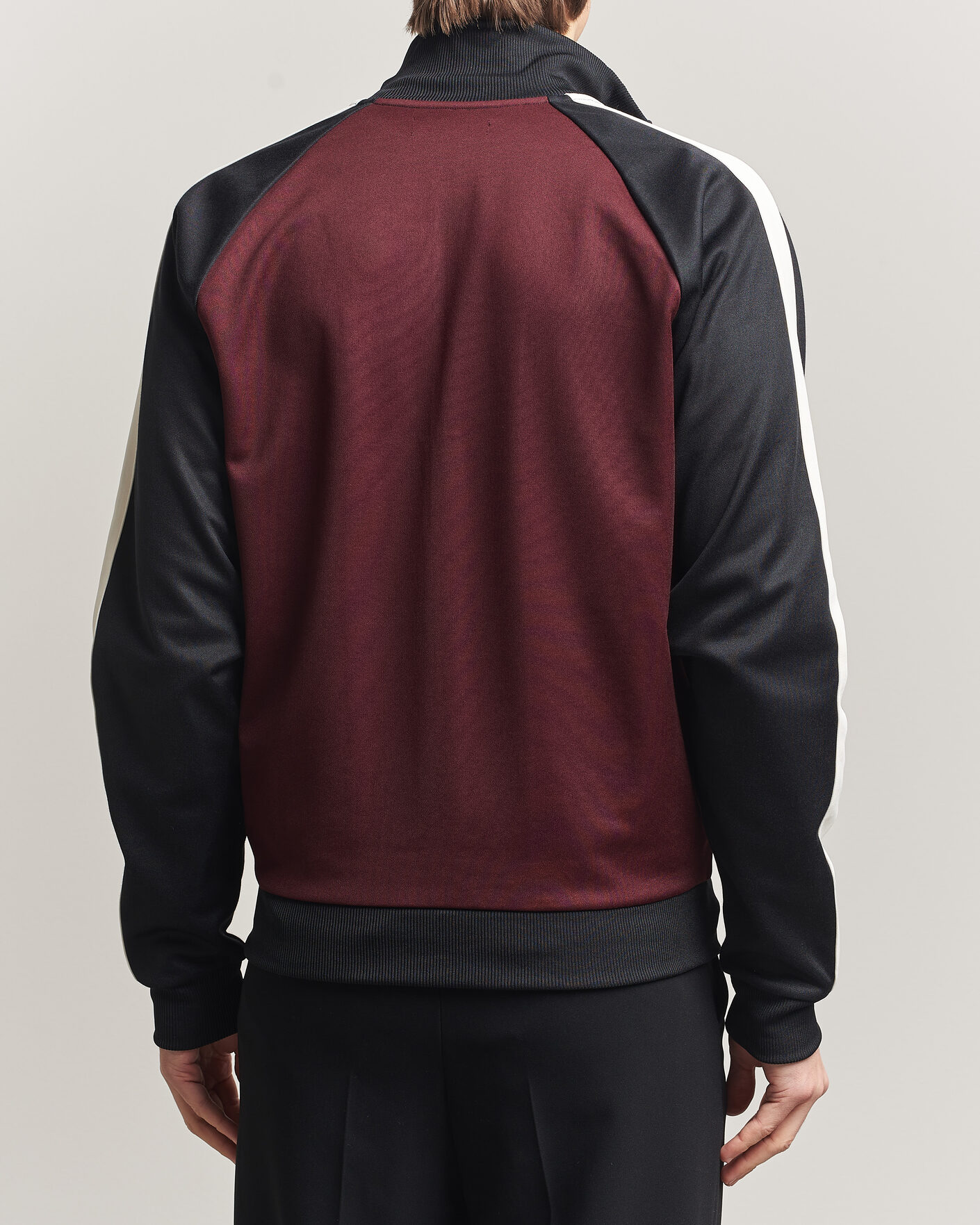 Herren | Pullover | Fred Perry | Contrast Sleeve Track Jacket Oxblood