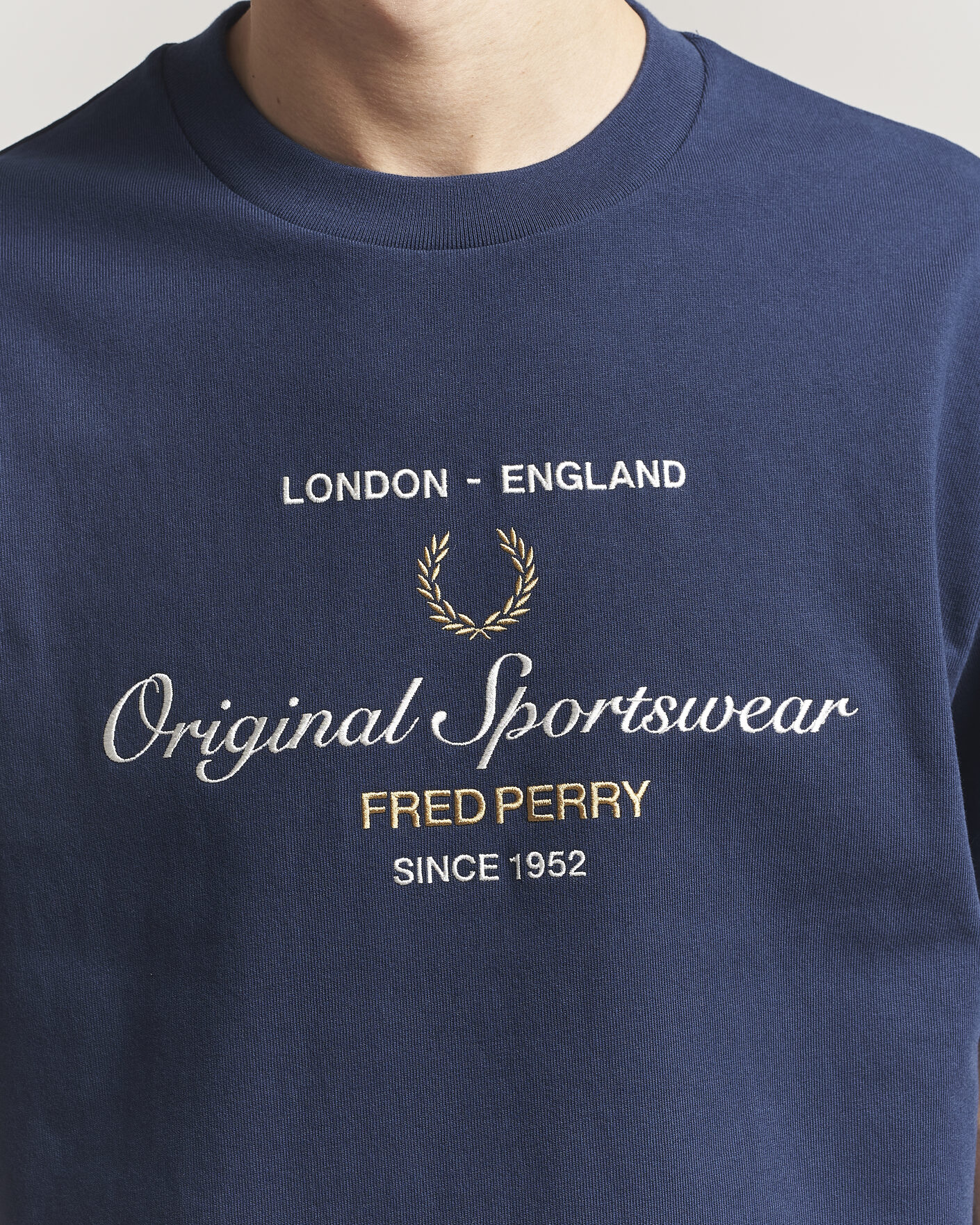 Herren | T-Shirts | Fred Perry | Original Sportswear T-Shirt Tennis Blue