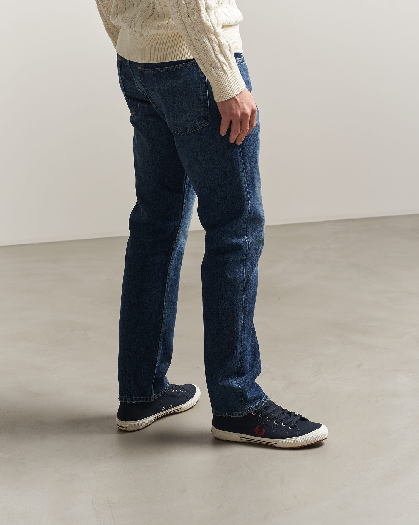 Herren | Sneaker | Fred Perry | B708 Vintage Tennis Sneaker Navy