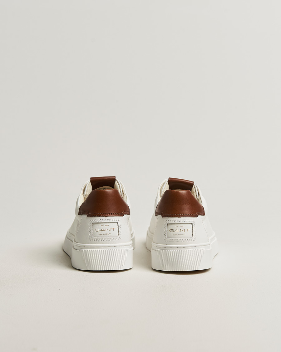 Herren | Sneaker | GANT | Mc Julien Leather Sneaker White/Dark Tan