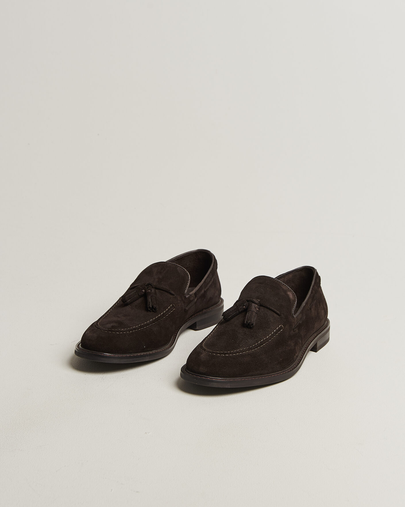 Herren | Loafer | Gant | Lozham Suede Tassle Loafer Dark Brown