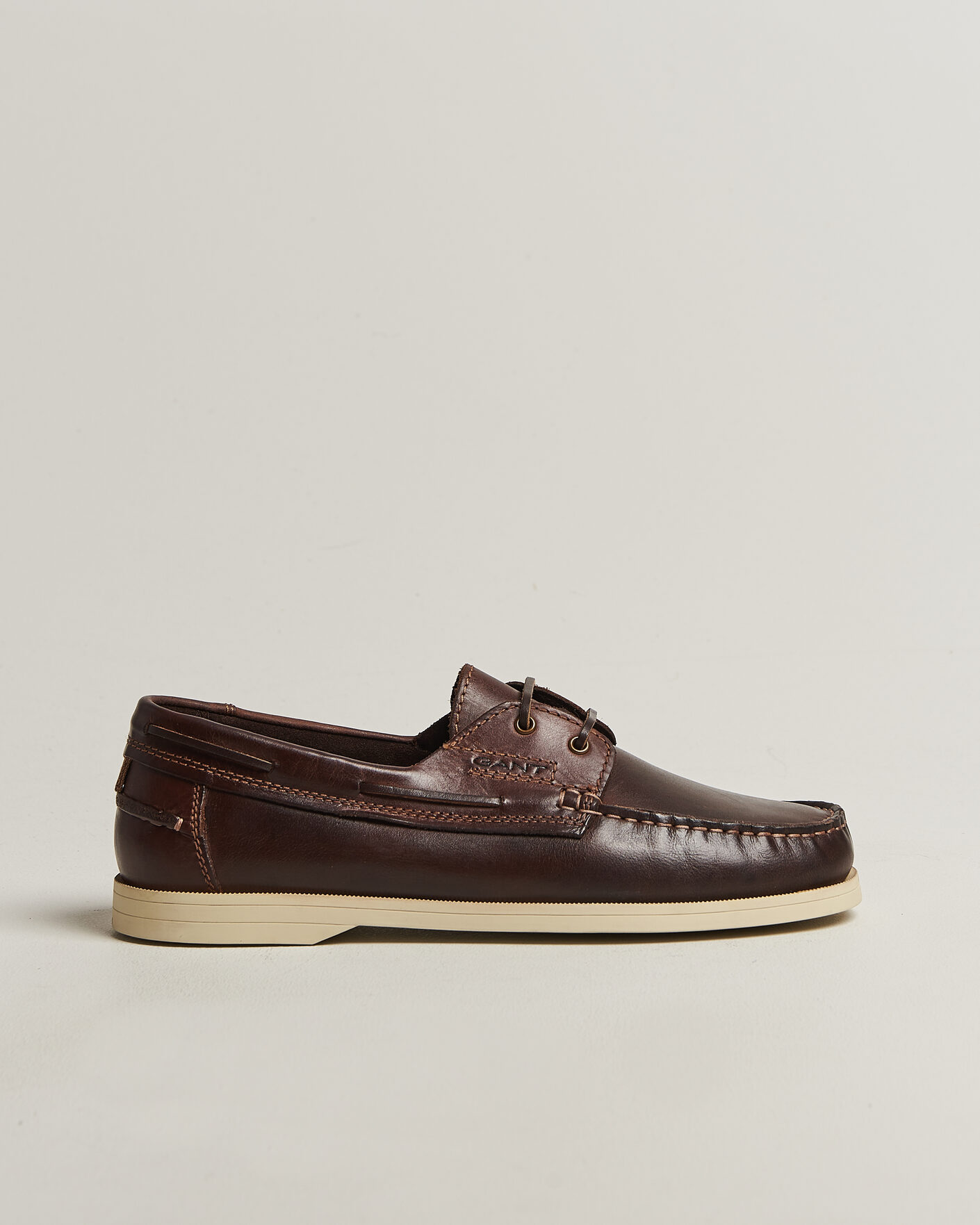 Herren | Segelschuhe | Gant | Yardport Leather Boat Shoe Brown
